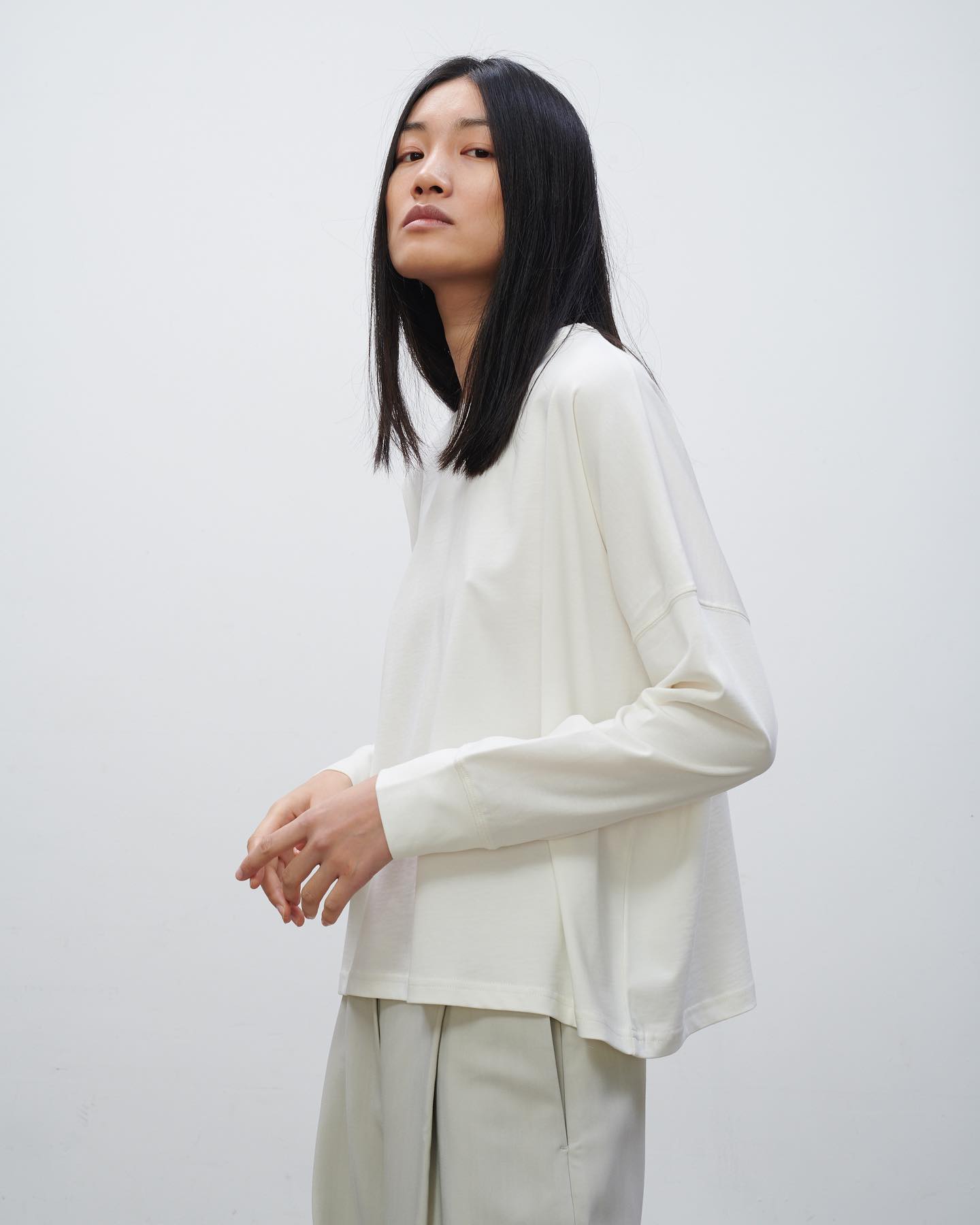 Agat Skirt in Bone - 10