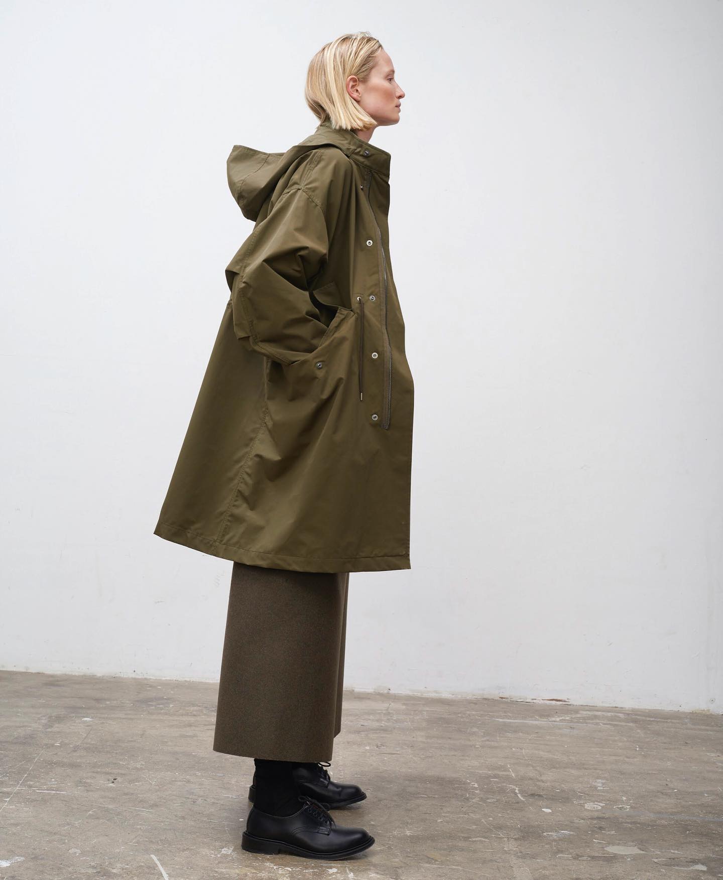 Lotus Coat in Mole - 11