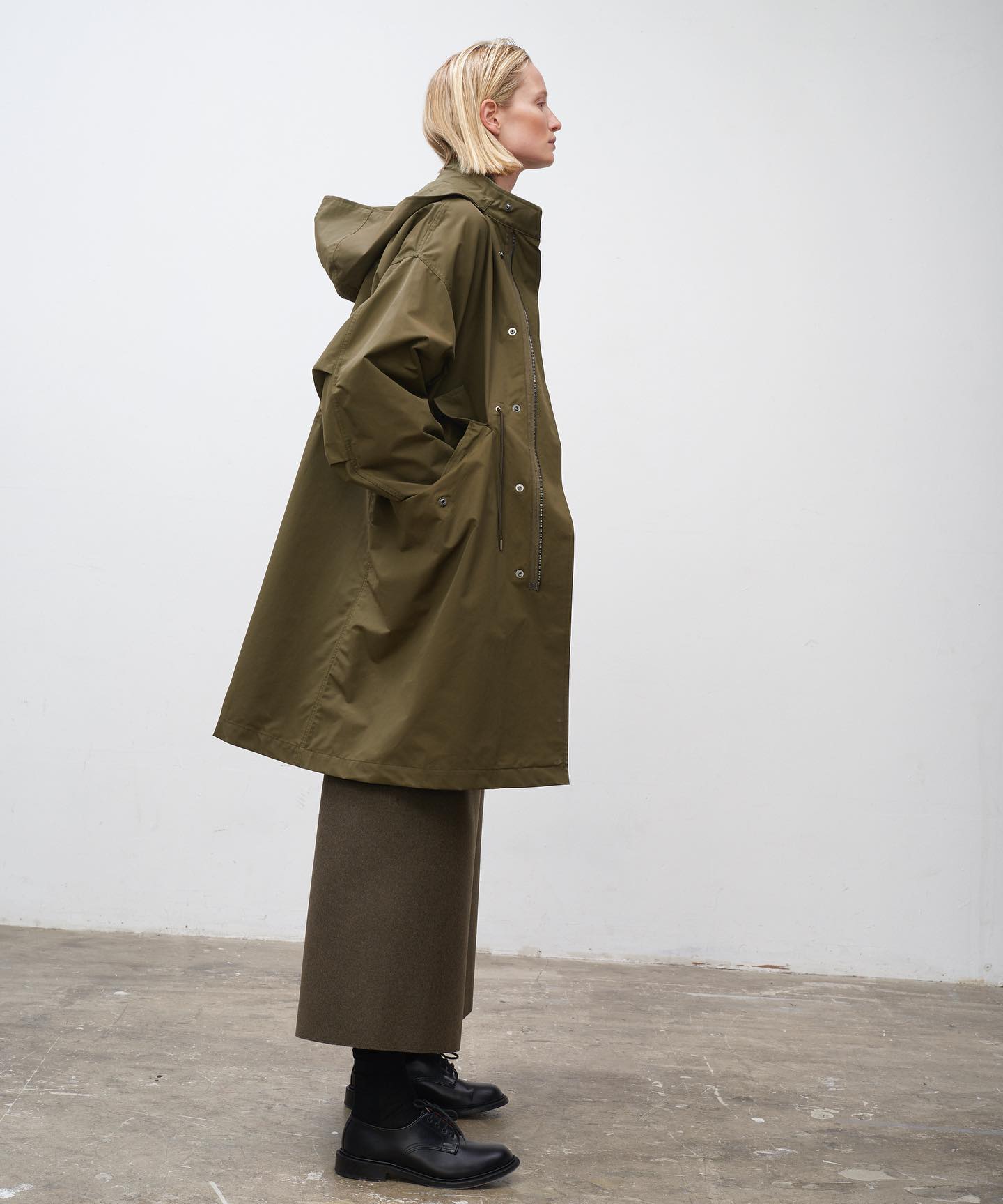 Lotus Coat in Mole - 8