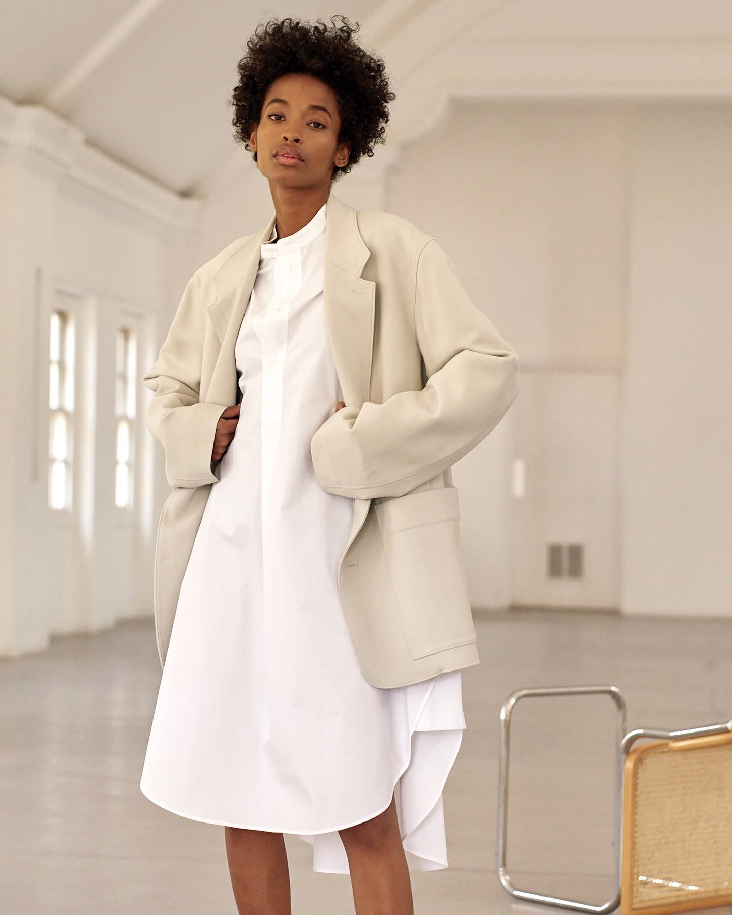 Elkin Jacket in Alabaster - 10