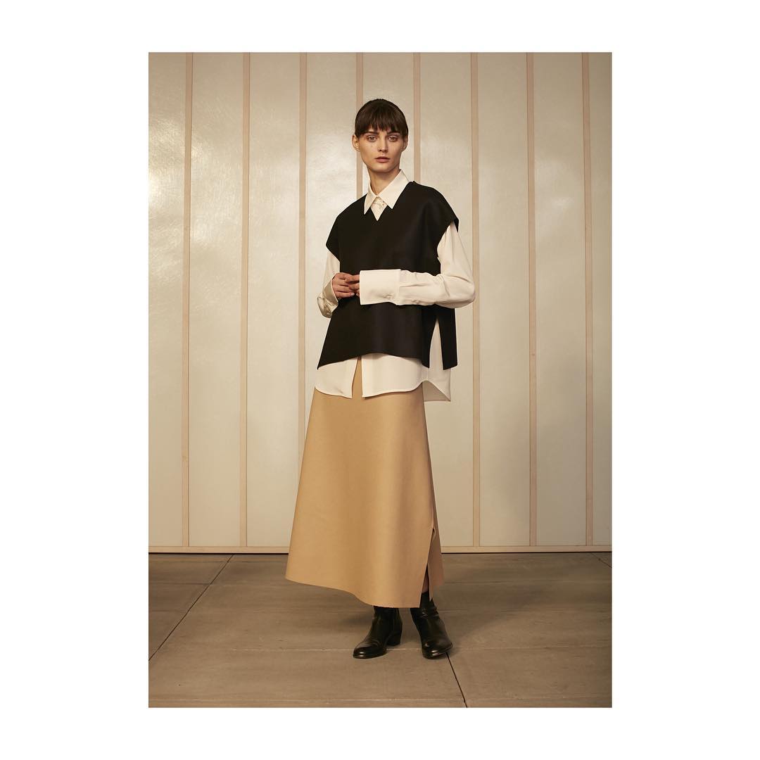 Agat Skirt in Bone - 7