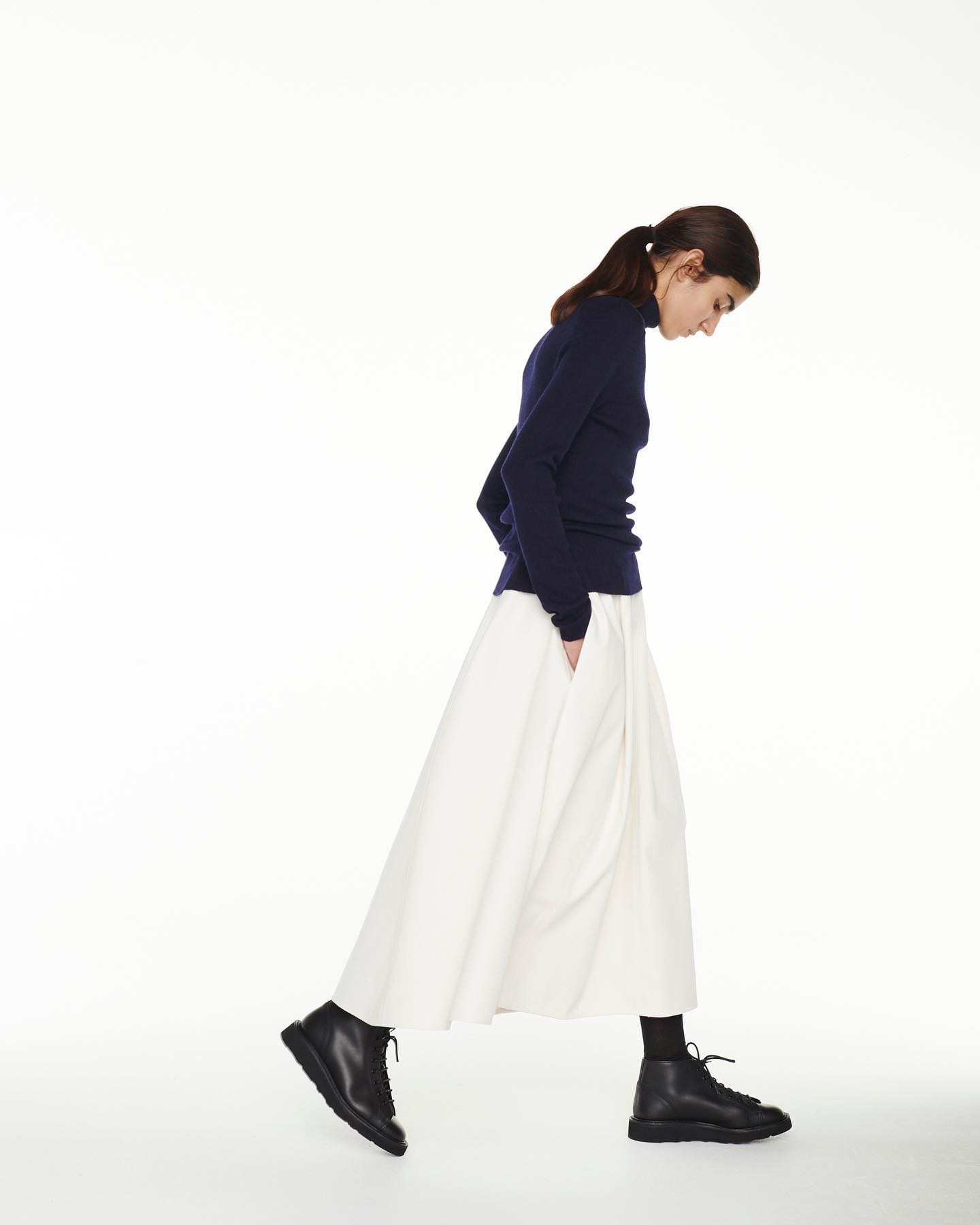 Rye Skirt in Cream - 7