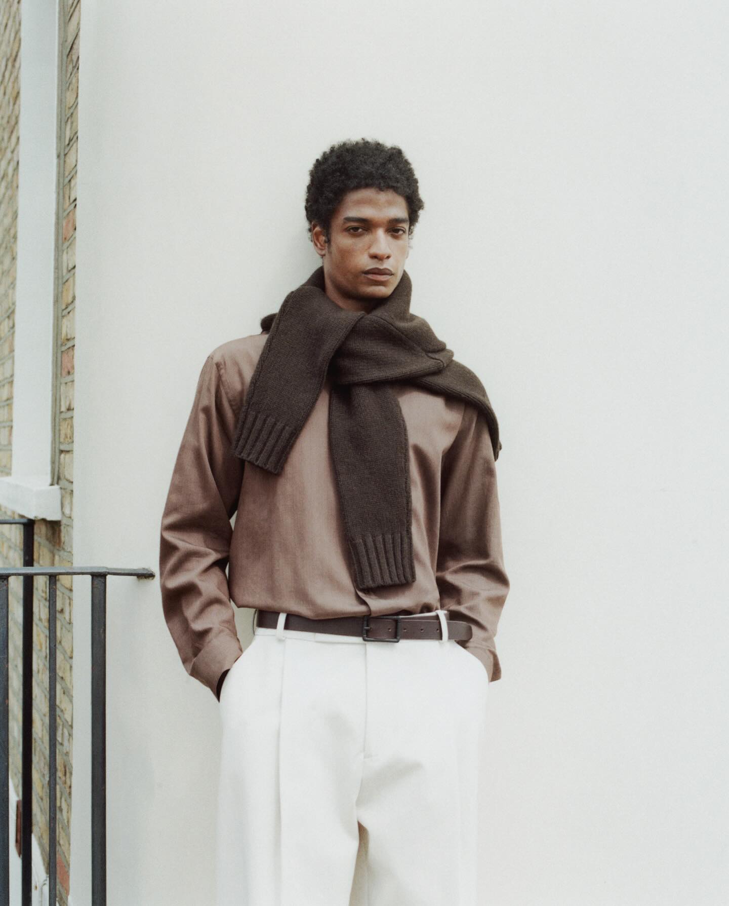 Nasser Pant in Chalk - 6