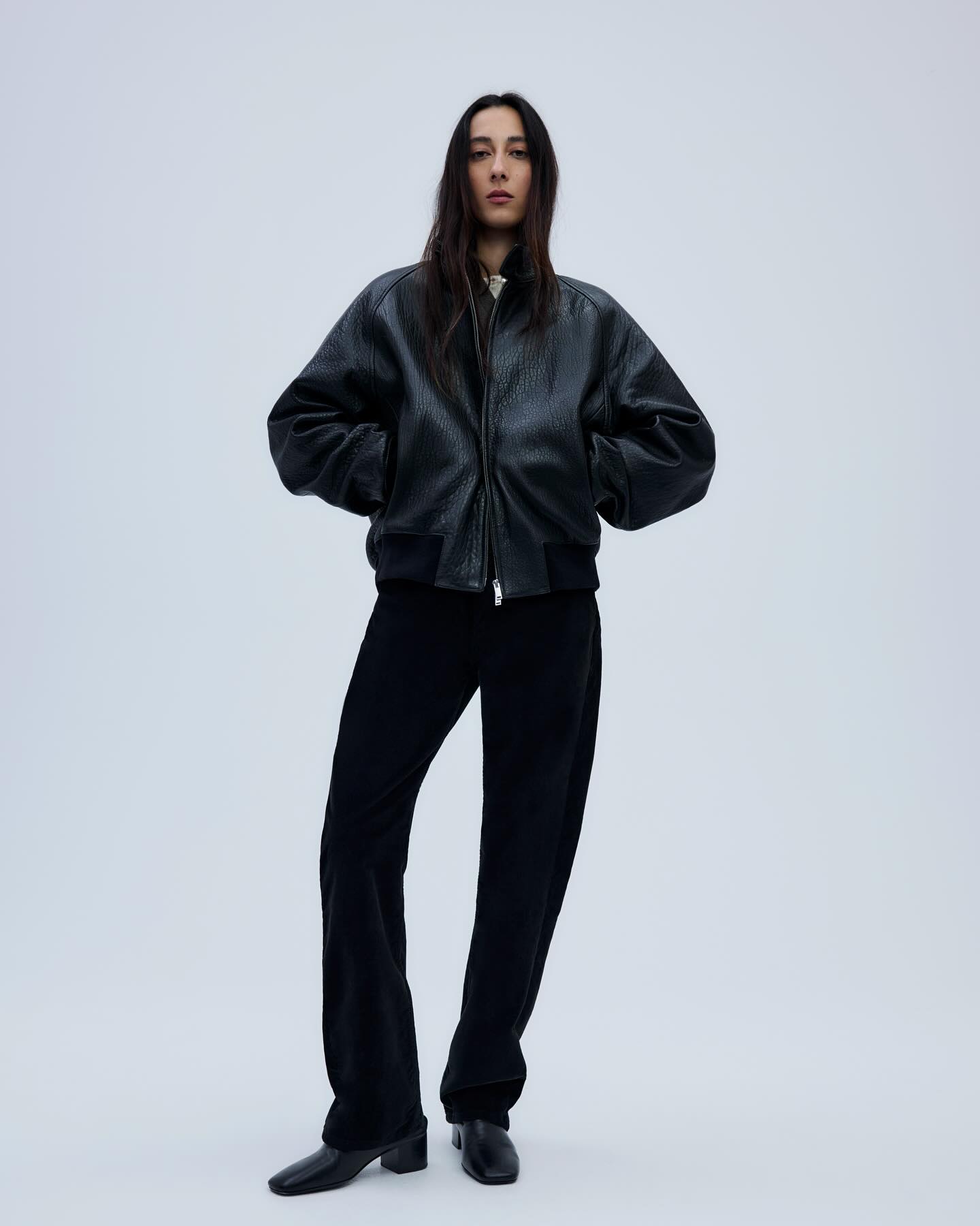 Windslow Denim Pant in Black Cowboy Crease - 8