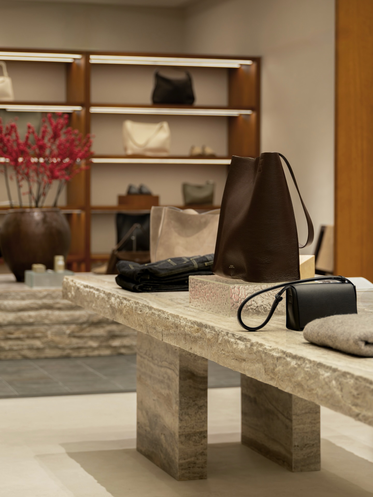 Doublet Type 2 Leather Bag in Conker - 6