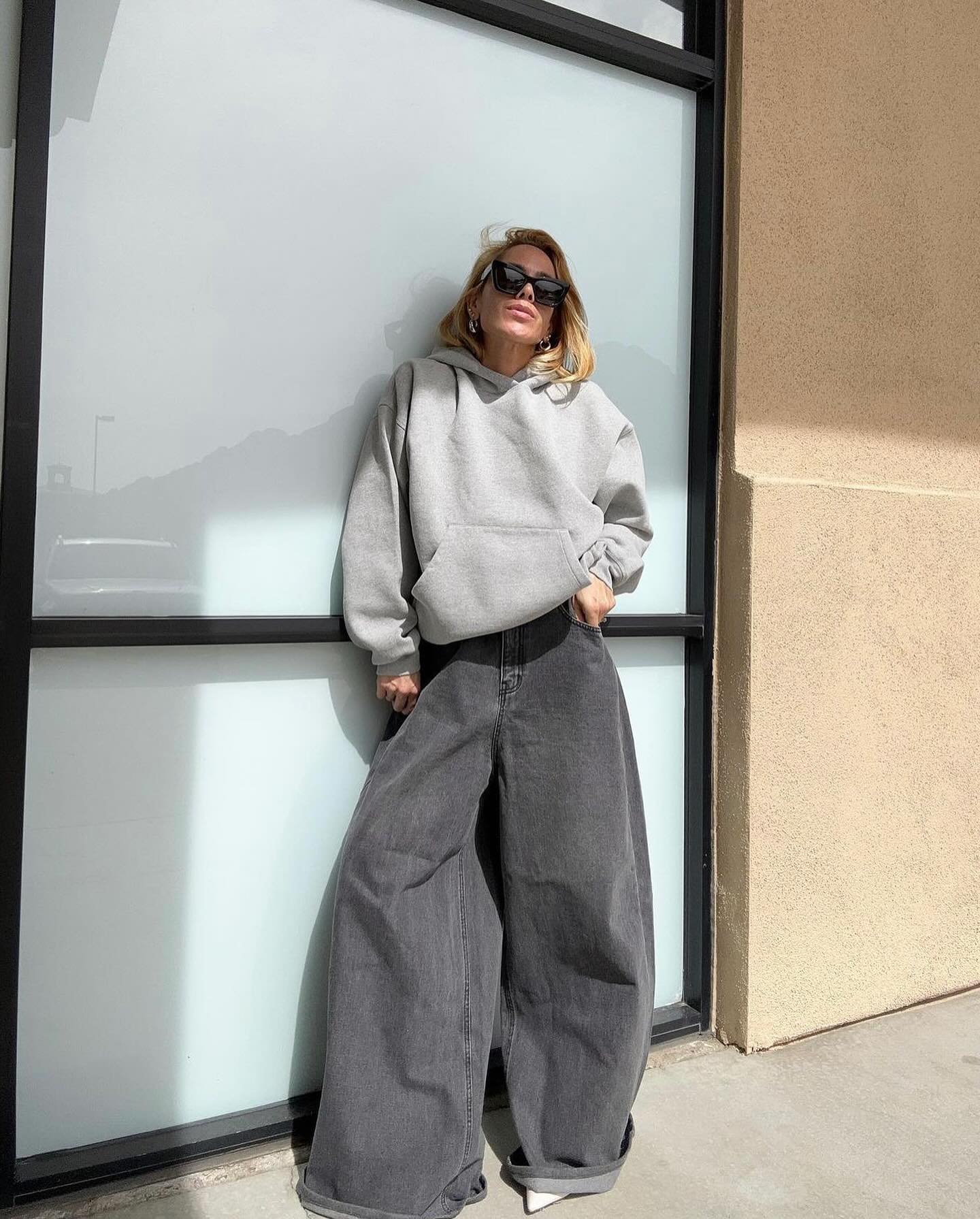 Quinton Crew Neck Sweater - Light Grey - 10