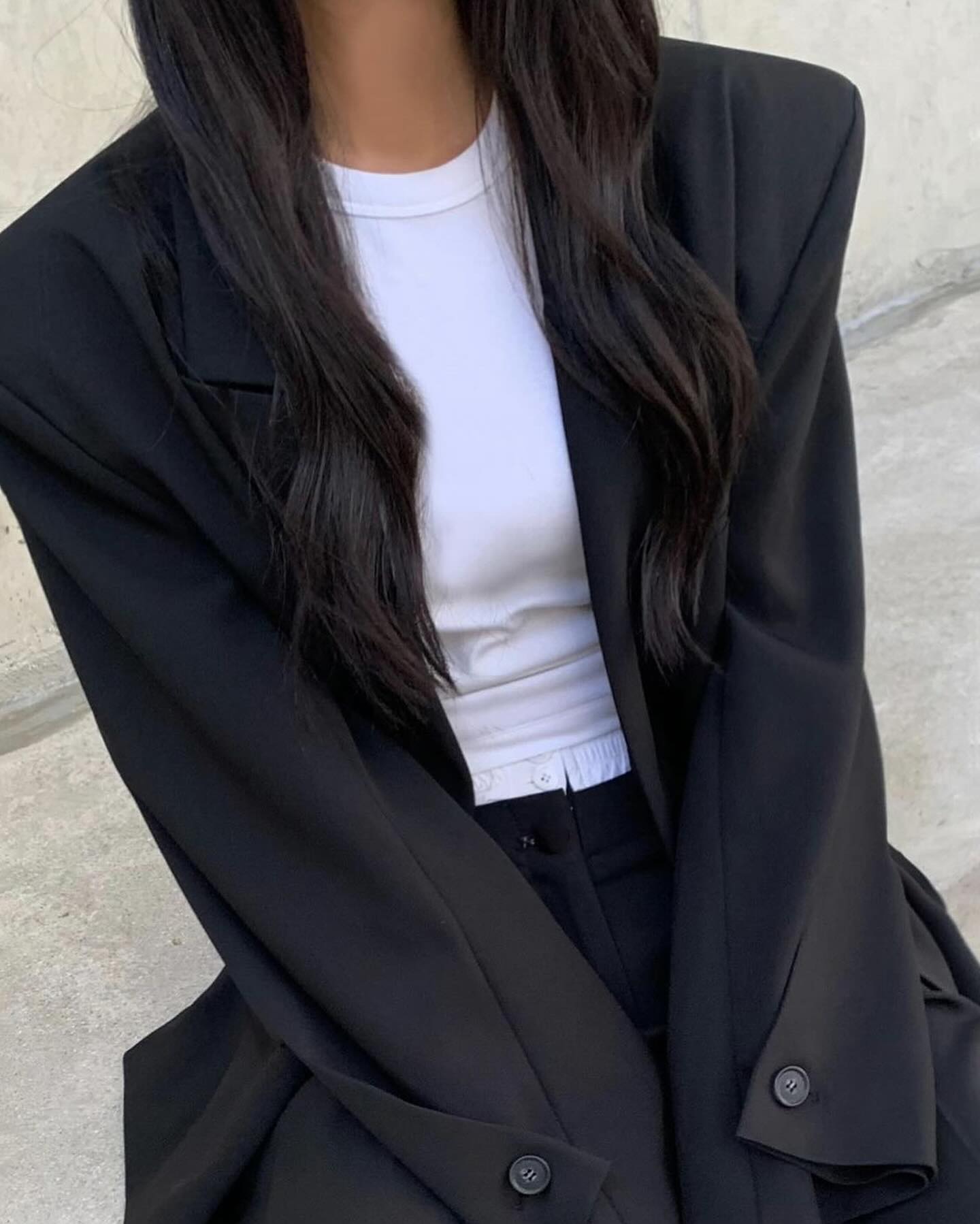 Frankie Oversized Boyfriend Blazer - Black - 10