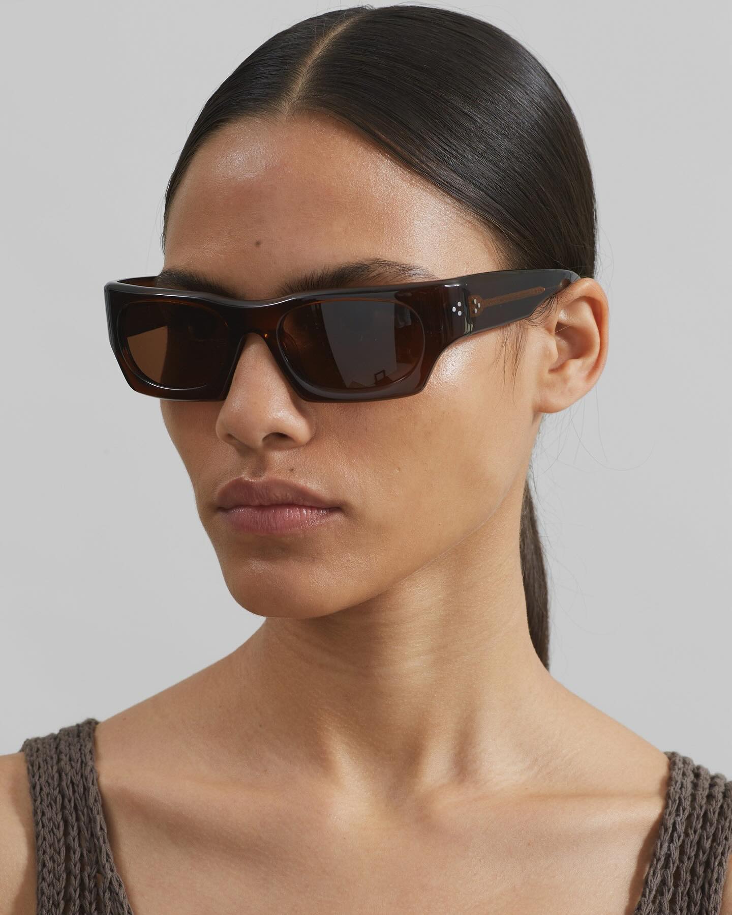 Christopher Esber Paolo 68 Sunglasses - Sepia - 5