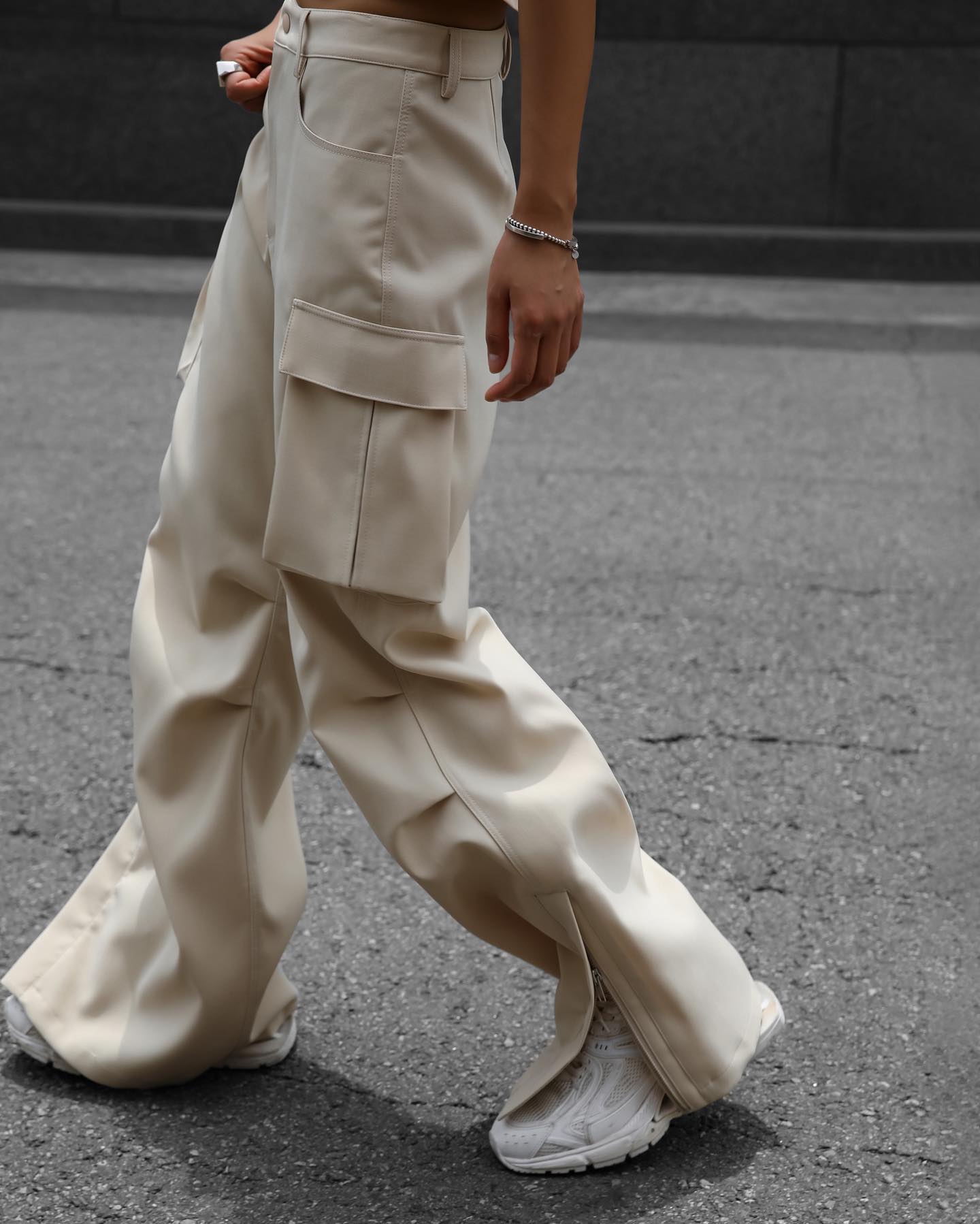 Geilo Barrel Leg Pants - Beige - 6