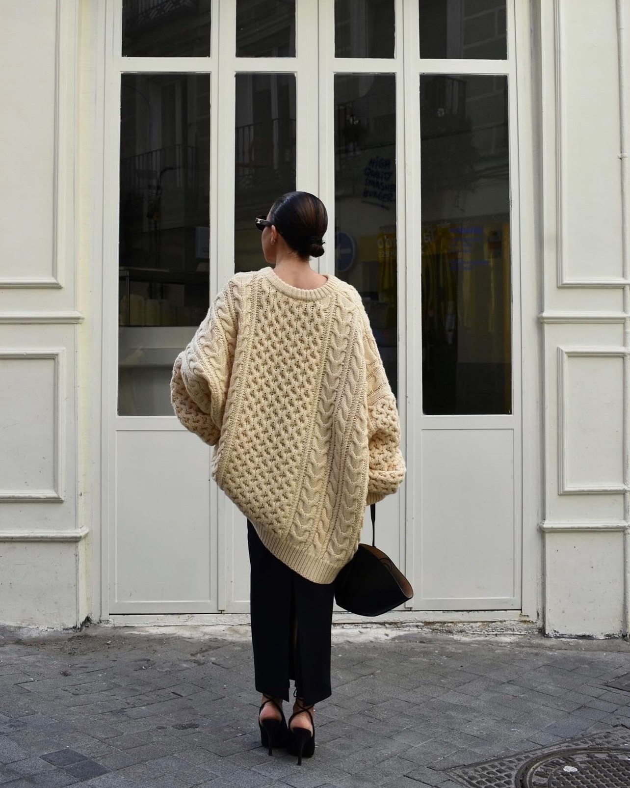 Carter Crew Neck Sweater - Beige - 8