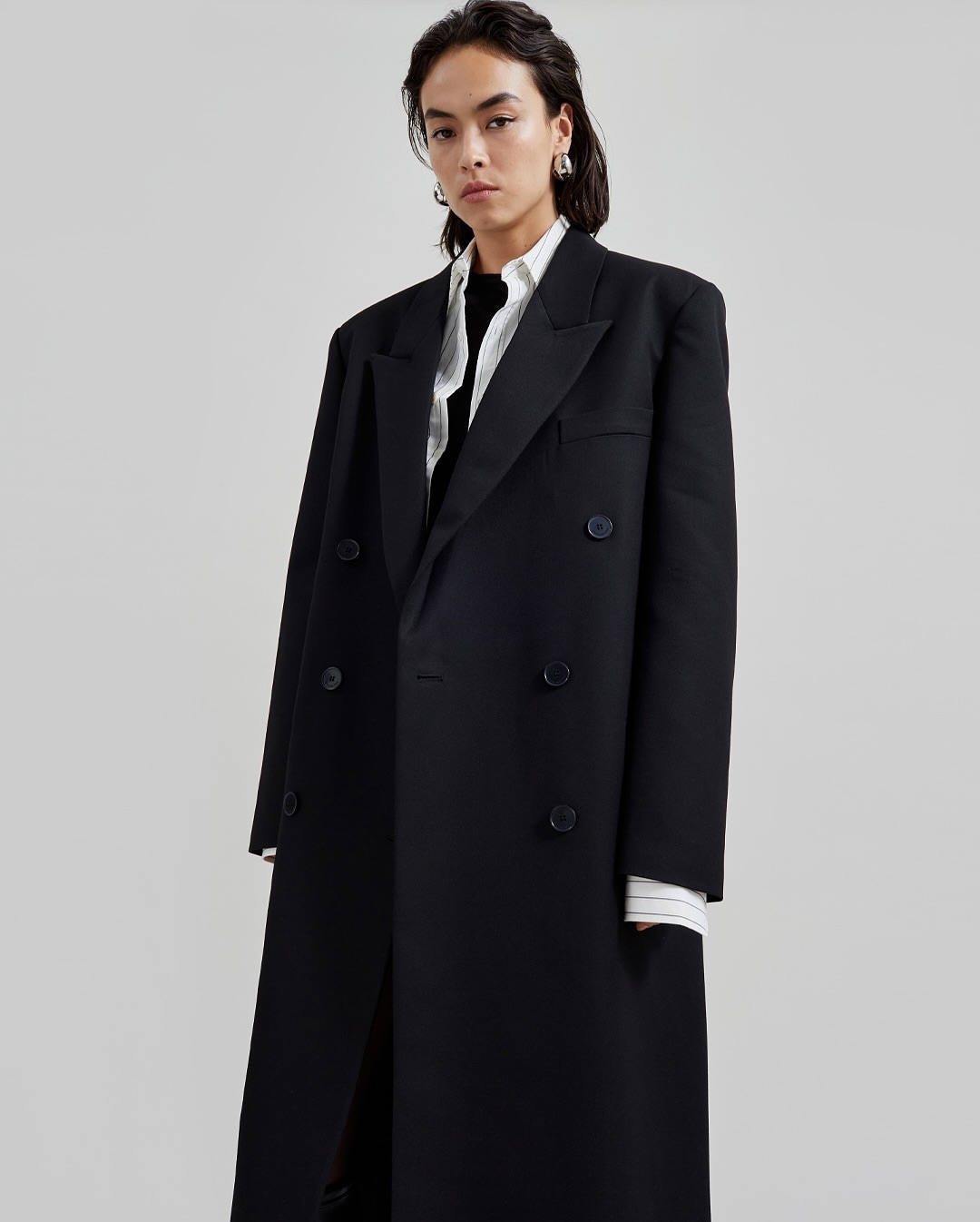 Newark Double Breasted Blazer - Navy - 8