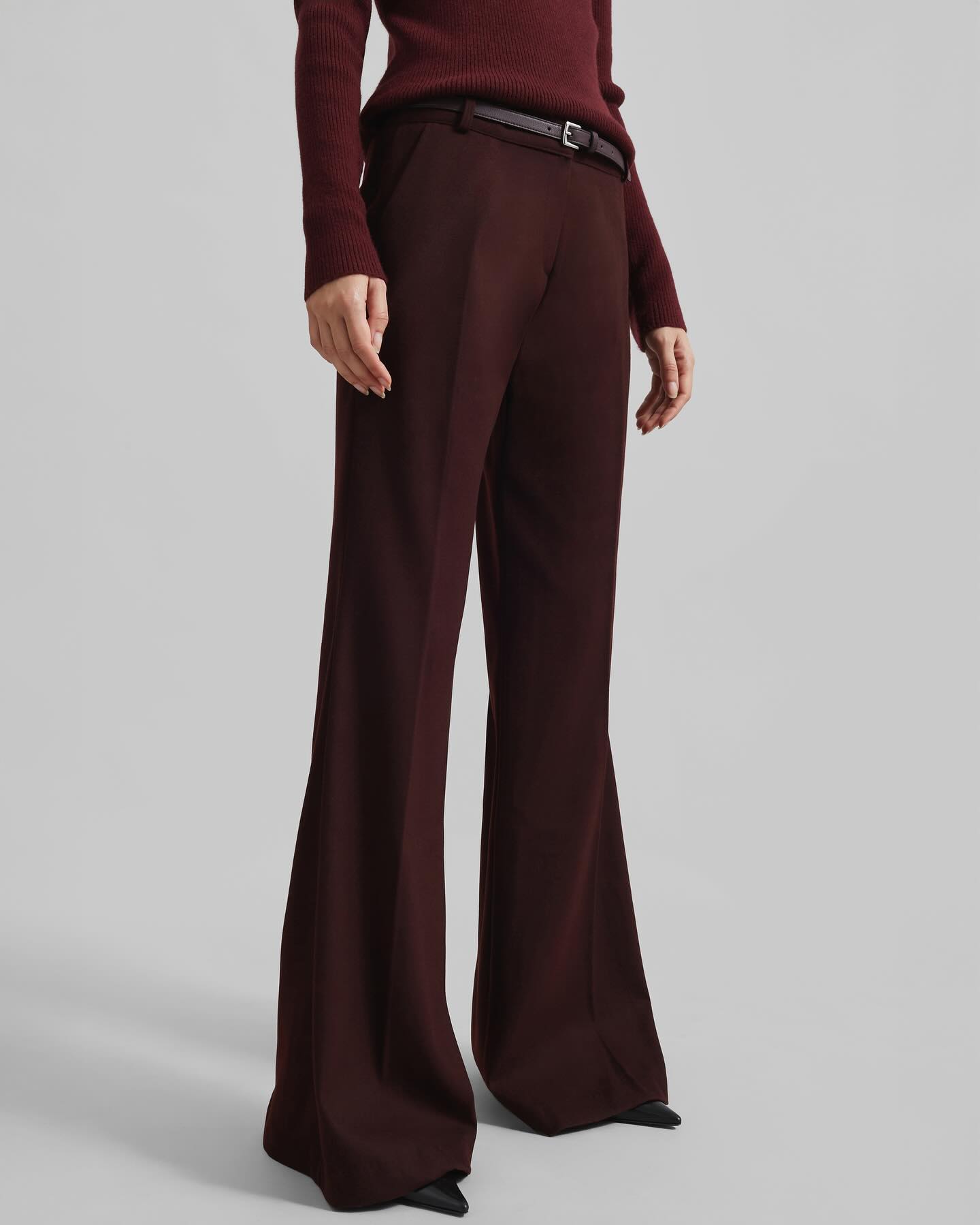 Jessie Leather Belt - Brown - 8