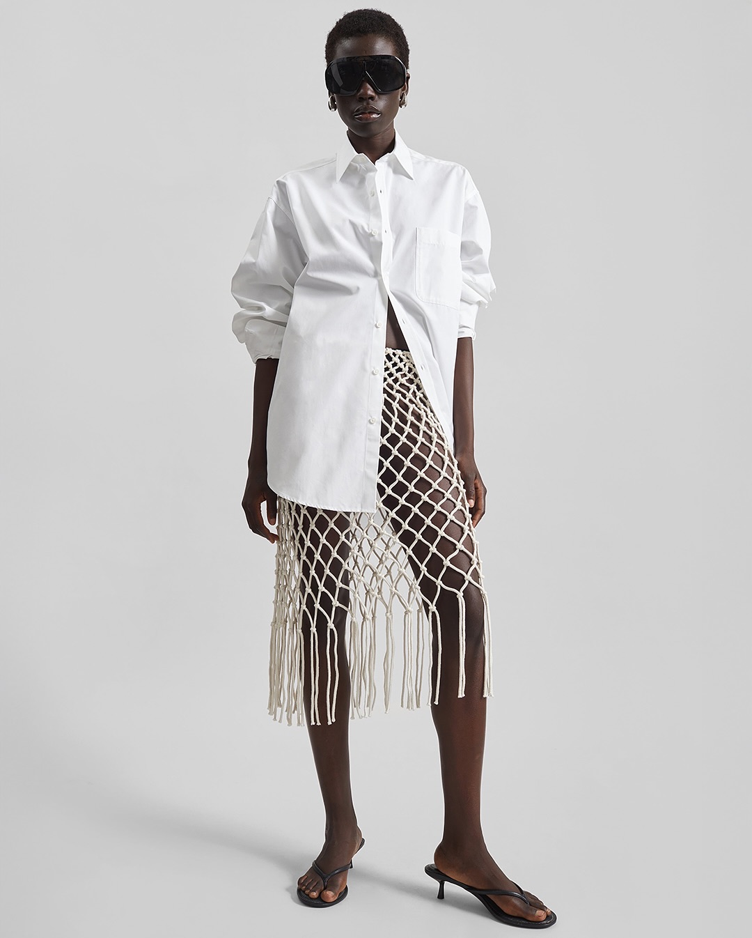 Bijnor Oxford Shirt - White - 9