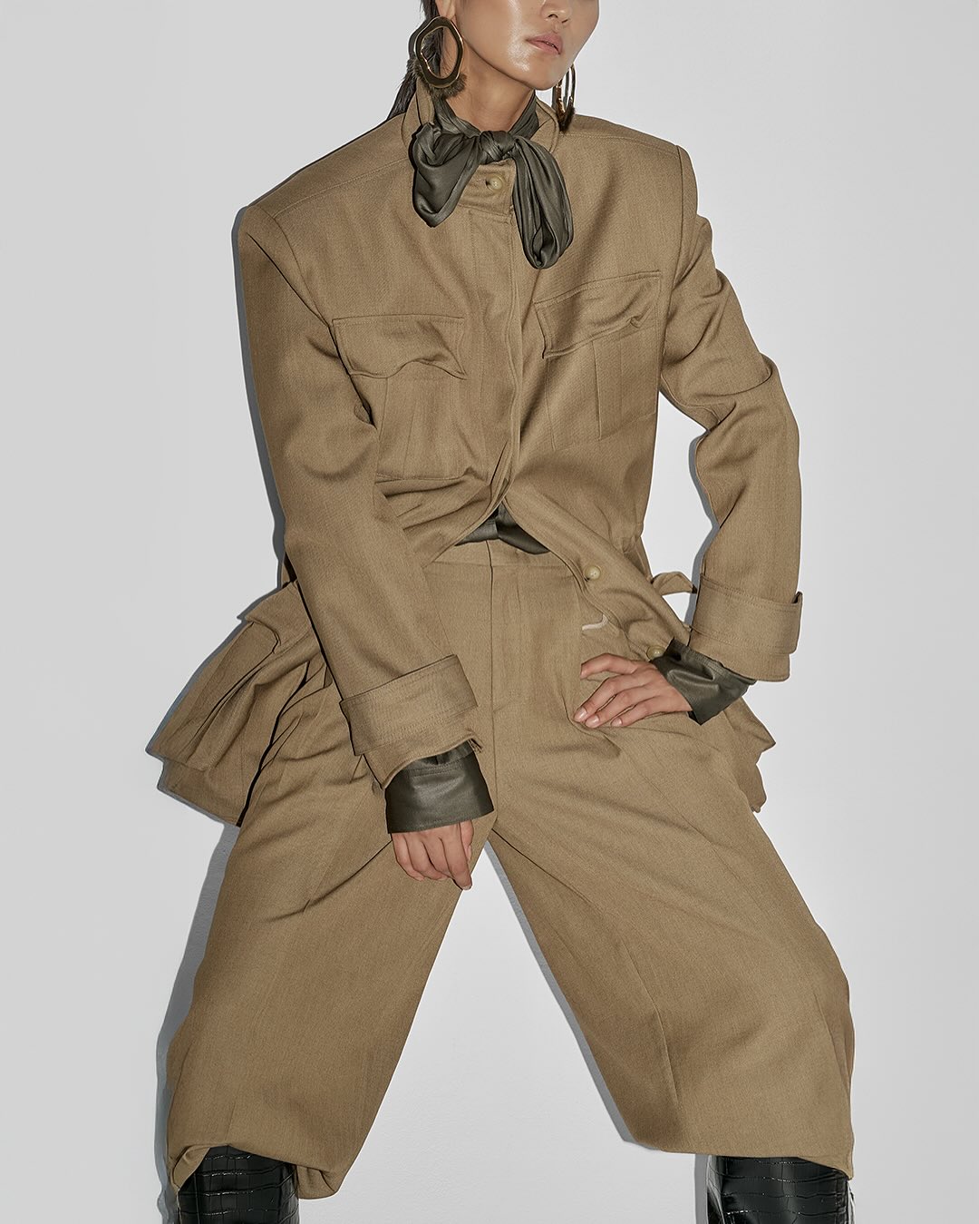Bea Suit Pants - Chocolate - 8