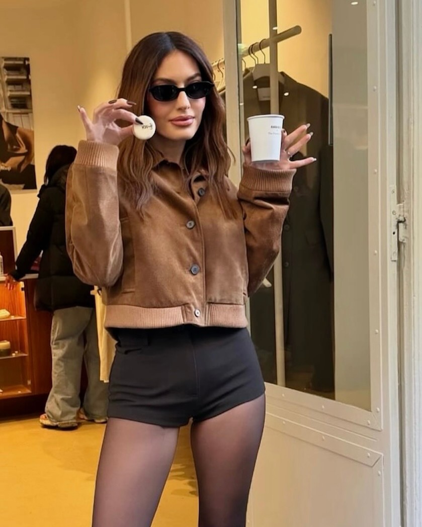 Kate Faux Leather Shorts - Black - 8