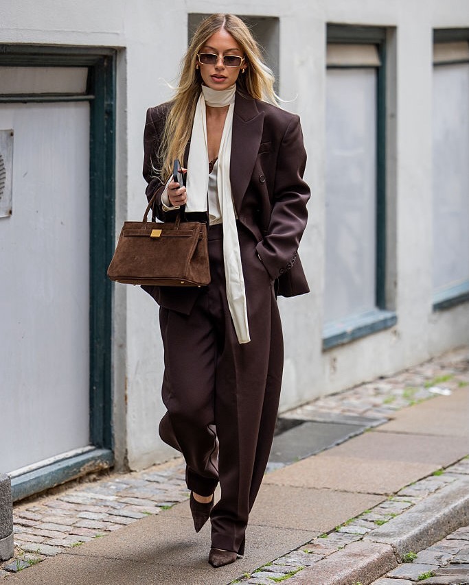 Bea Suit Pants - Dark Espresso - 10
