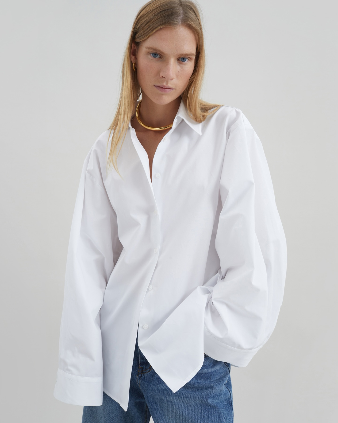 Bijnor Oxford Shirt - White - 8