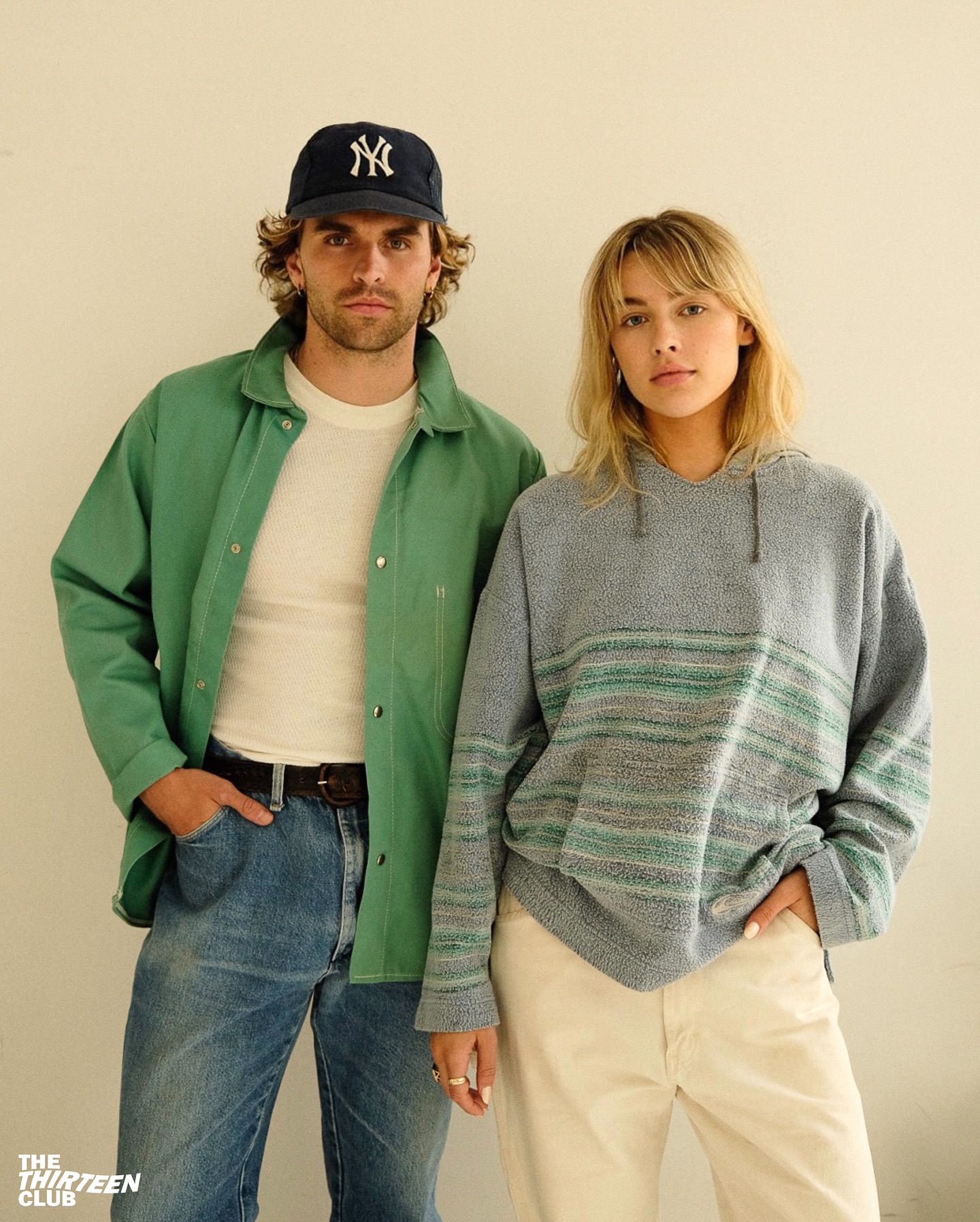 1990s - Aqua Chore Overshirt - L - 7