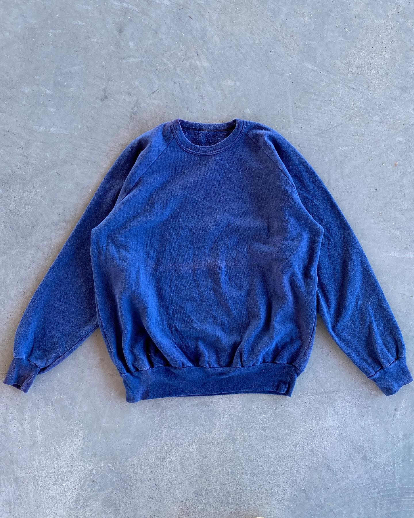 1970s - Navy Kings Road Crewneck - L(Tall) - 8