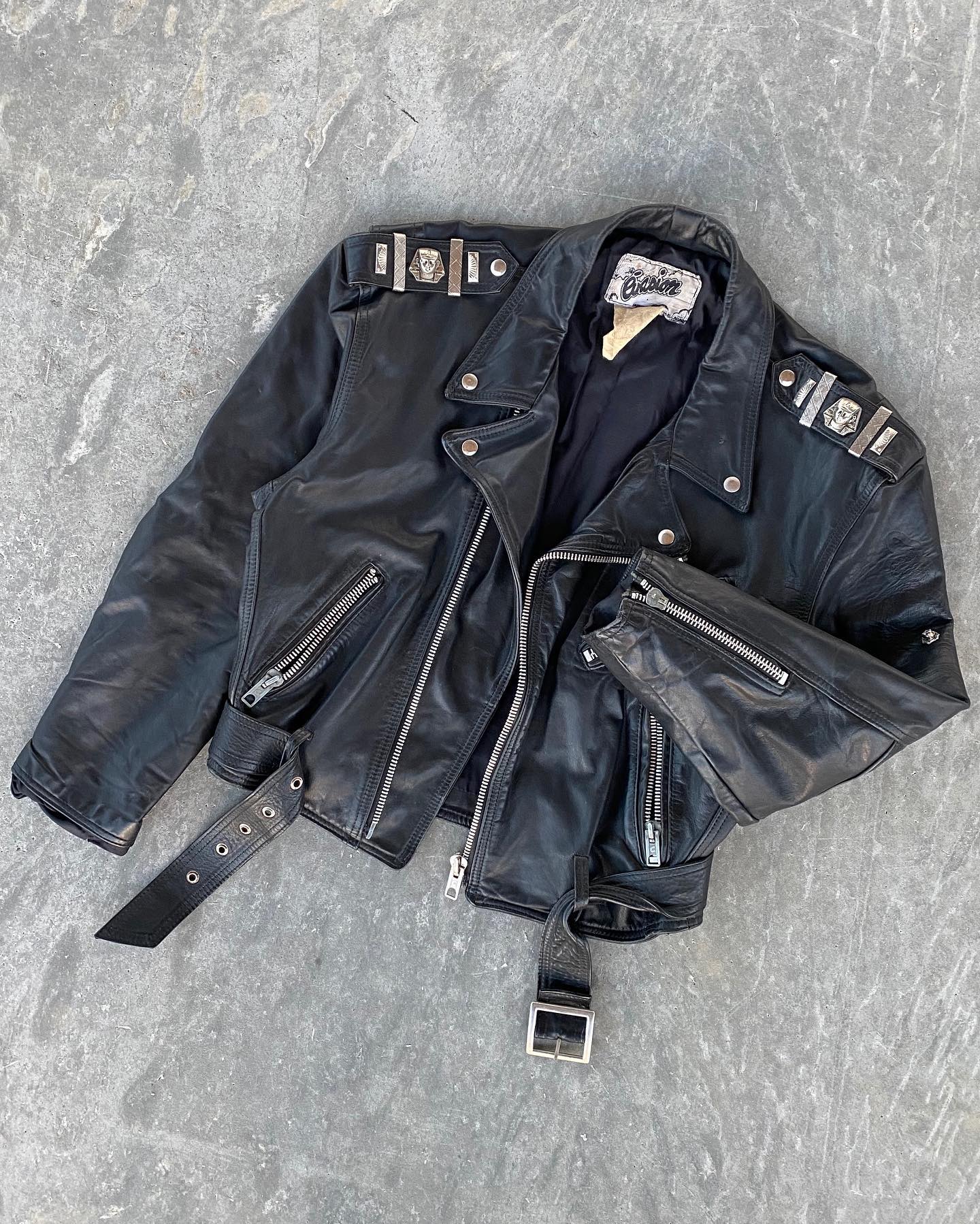 1970s - Dark Navy Brimaco Women's Leather Jacket - (W)XXS/XS - 11
