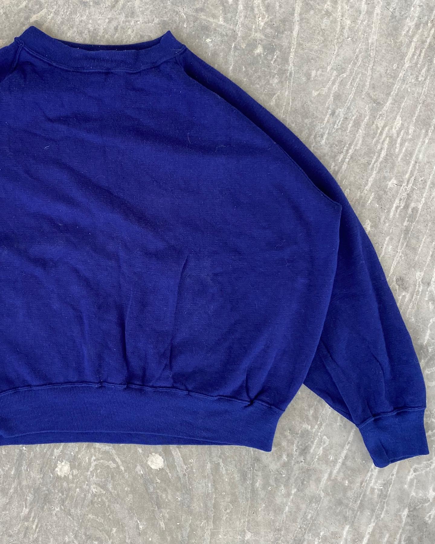 1970s - Navy Kings Road Crewneck - L(Tall) - 7