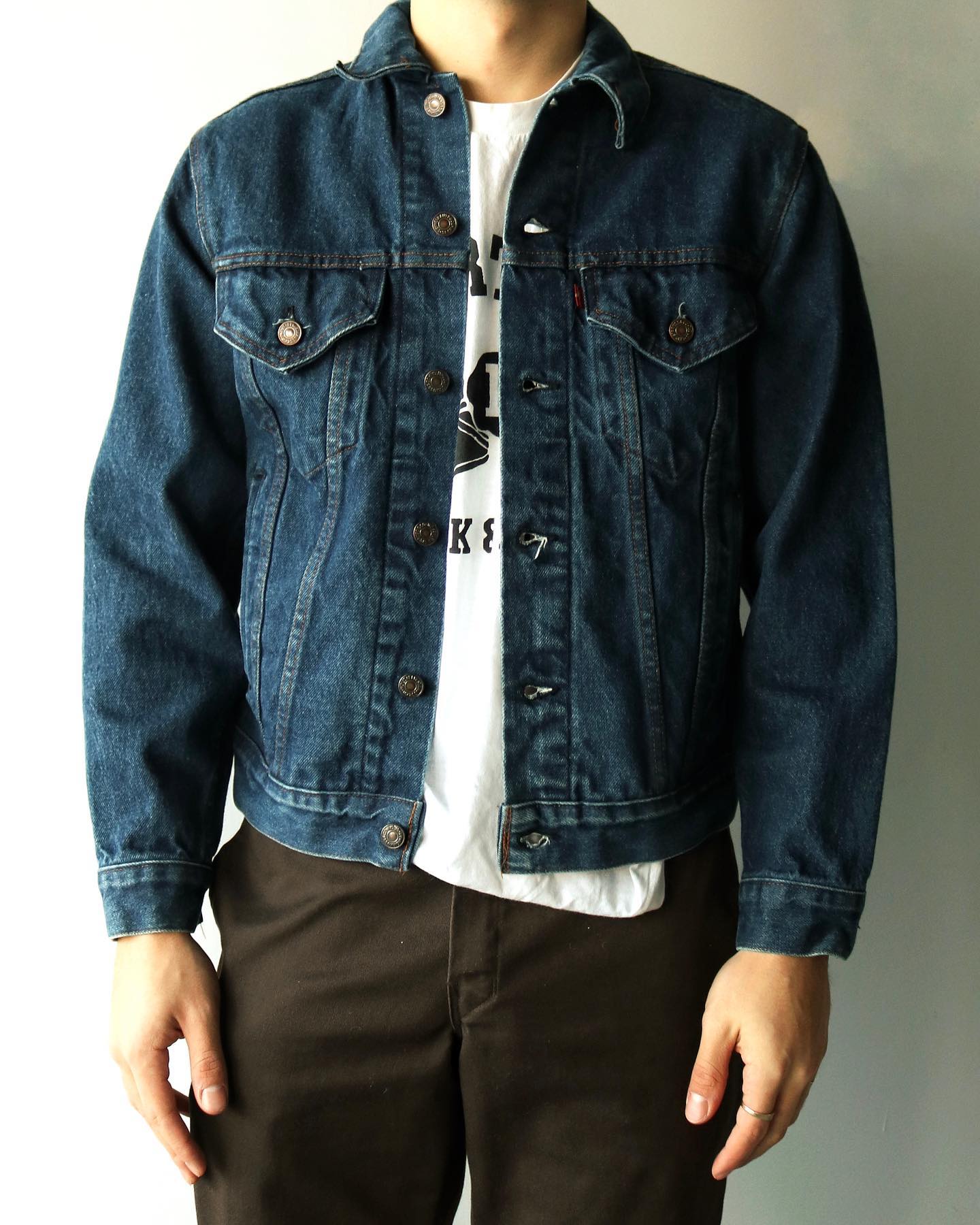 2000s - Banana Republic Denim Trucker Jacket - L - 8