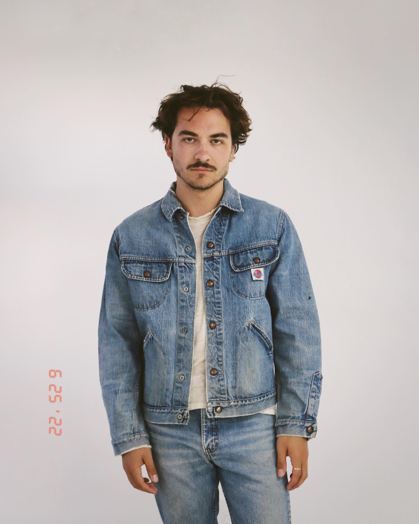 1970s - Distressed Maverick Jeans Jacket - S/M - 6