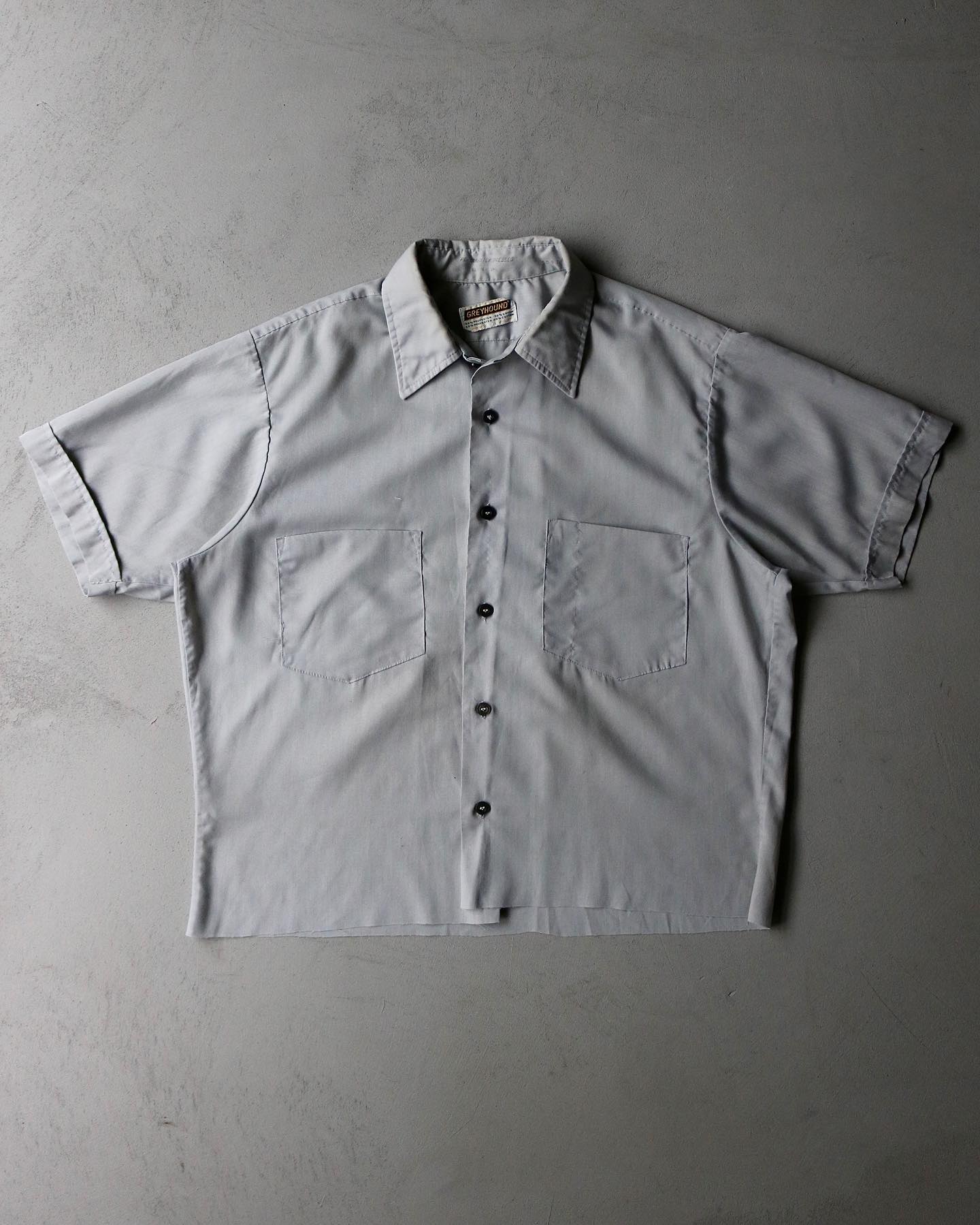 1970s - Grey LEE Chetopa Work Shirt - M - 6