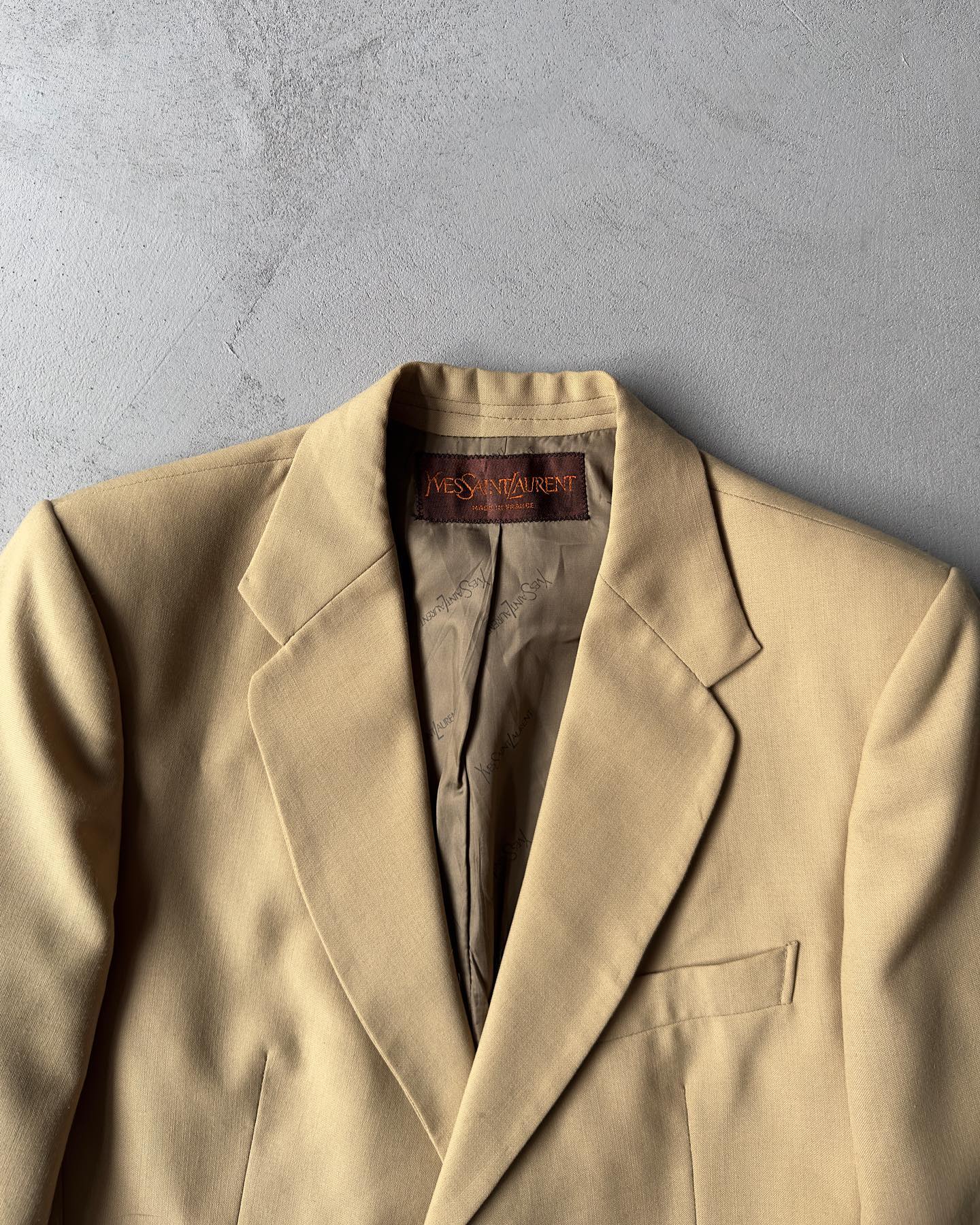 1970s - Beige Western Corduroy Blazer - 44 - 11