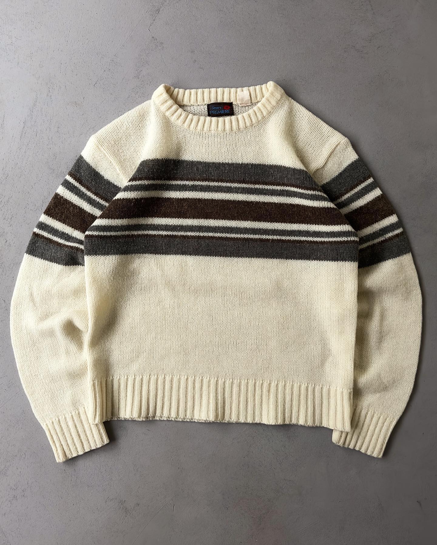 1990s - Navy/Cream Sailing Sweater - (W)XS - 6