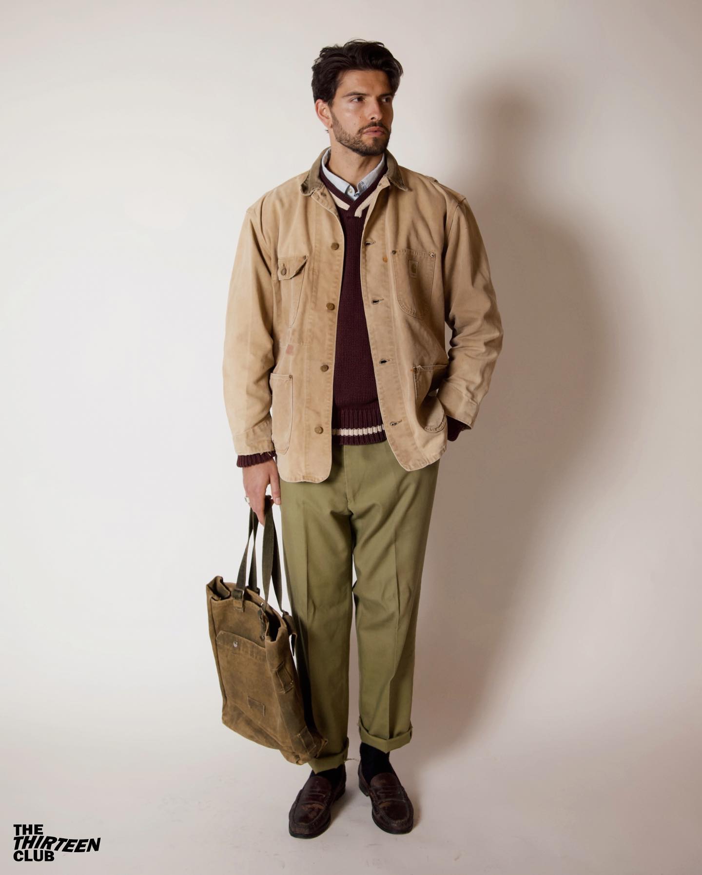 1990s - Beige Marlboro Barn Jacket - XL - 8