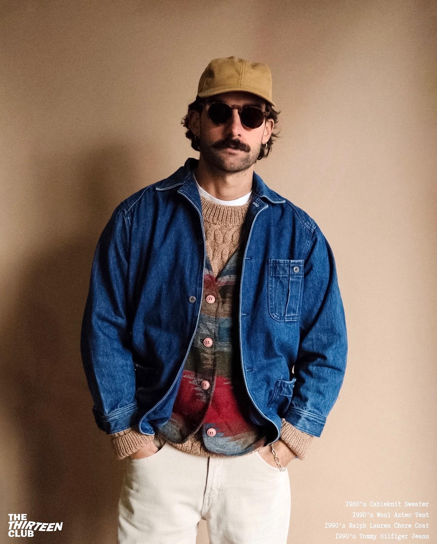 1970s - Distressed Cream Corduroy LEE Flare Pants - 32x35 - 8