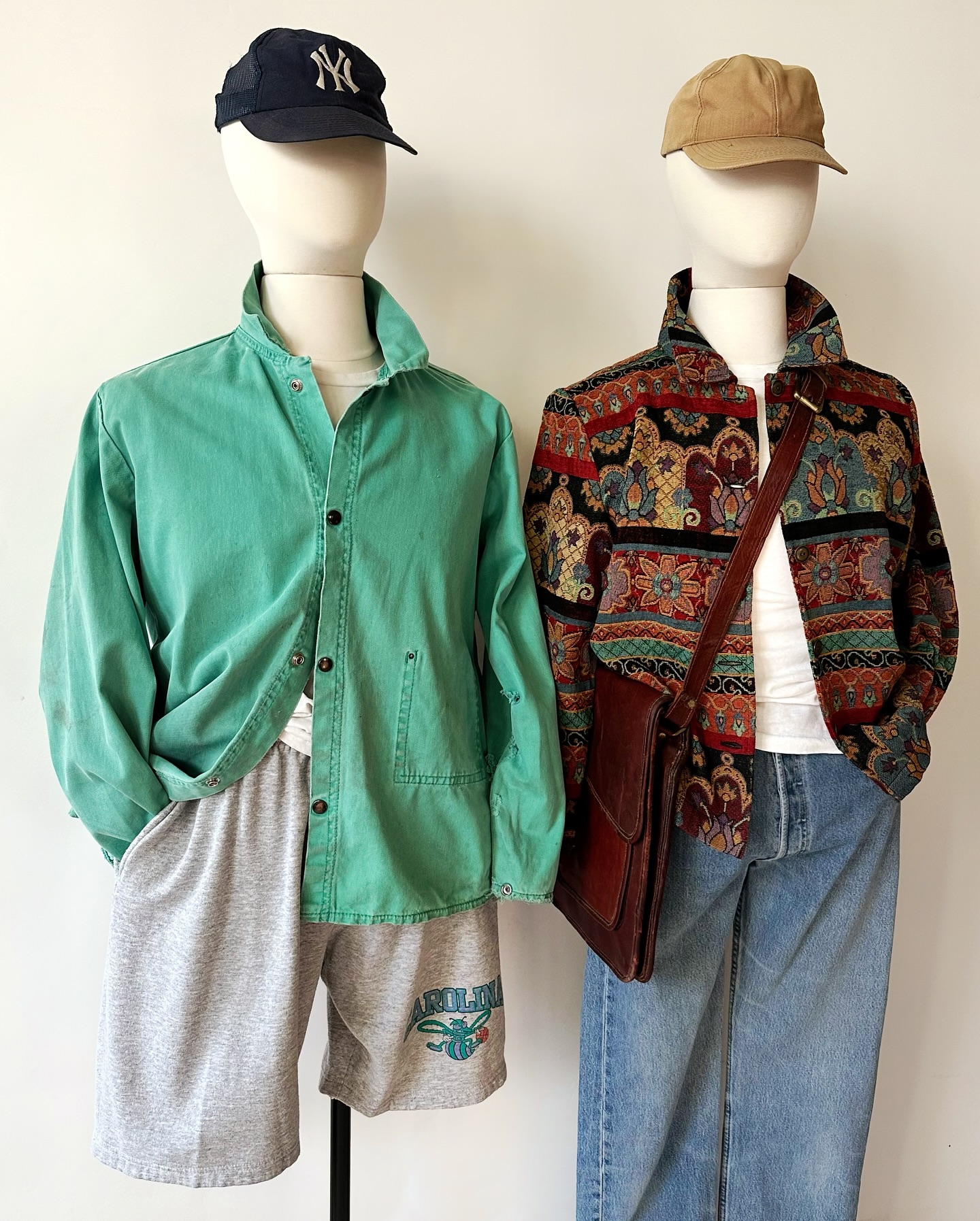 1990s - Aqua Chore Overshirt - L - 6
