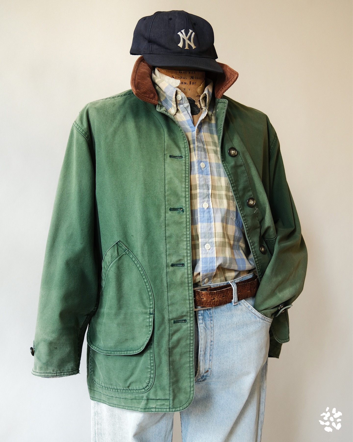 2000s - Green Filson Waxed Coat - XXL - 10