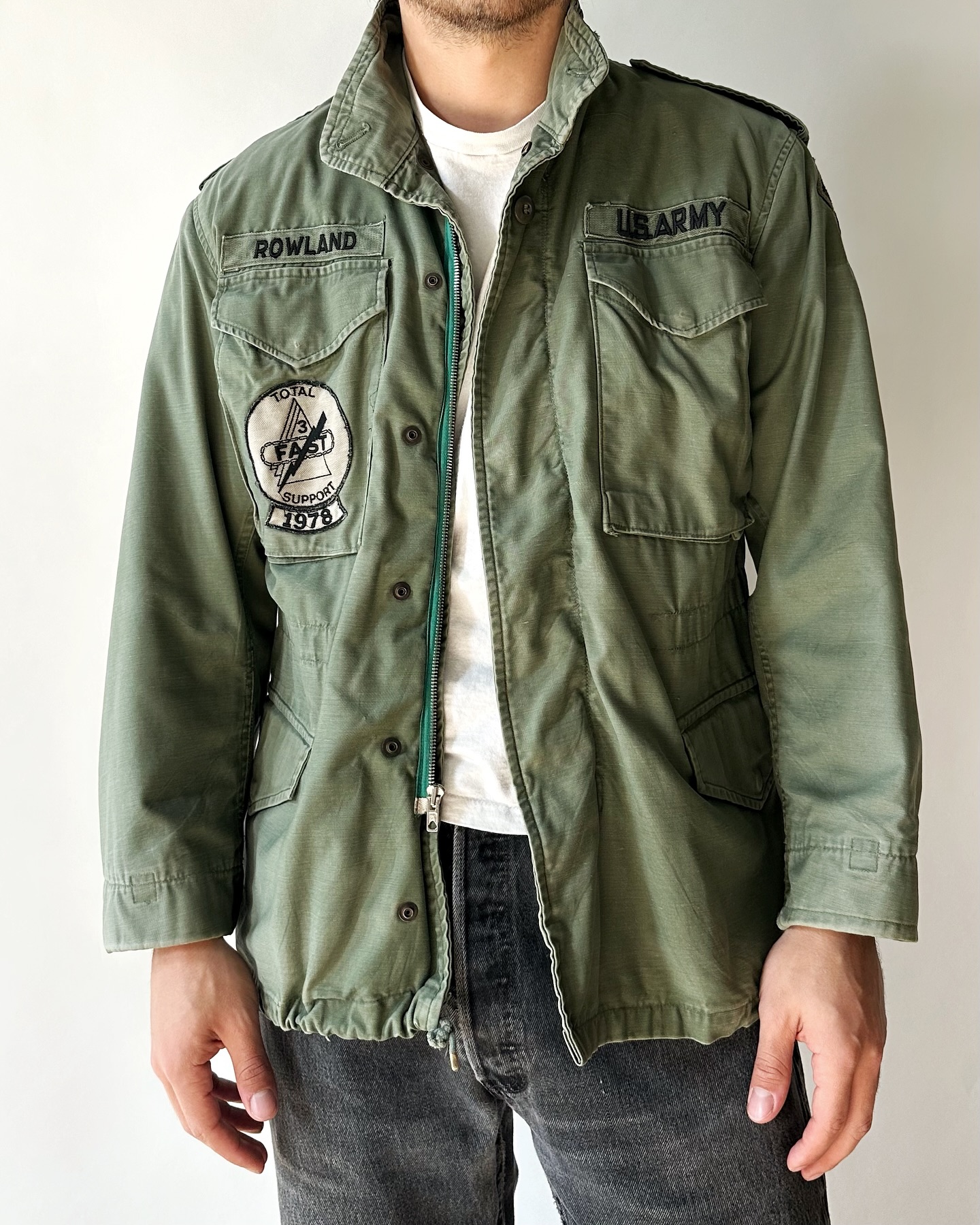 1950s - Green M-51 Military Jacket - L - 7