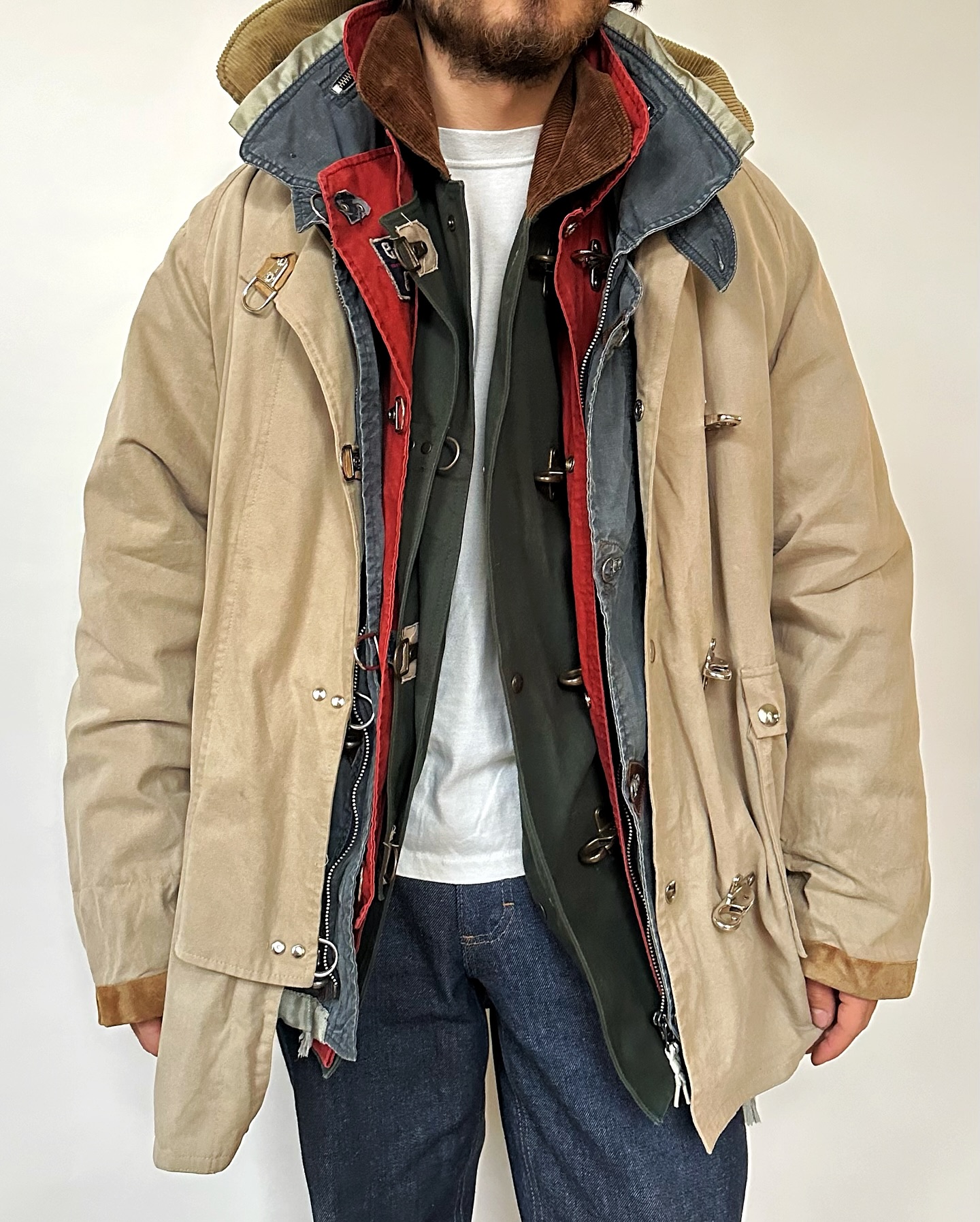 1970s - Distressed Duck Cumberland Hunting Coat - L - 8