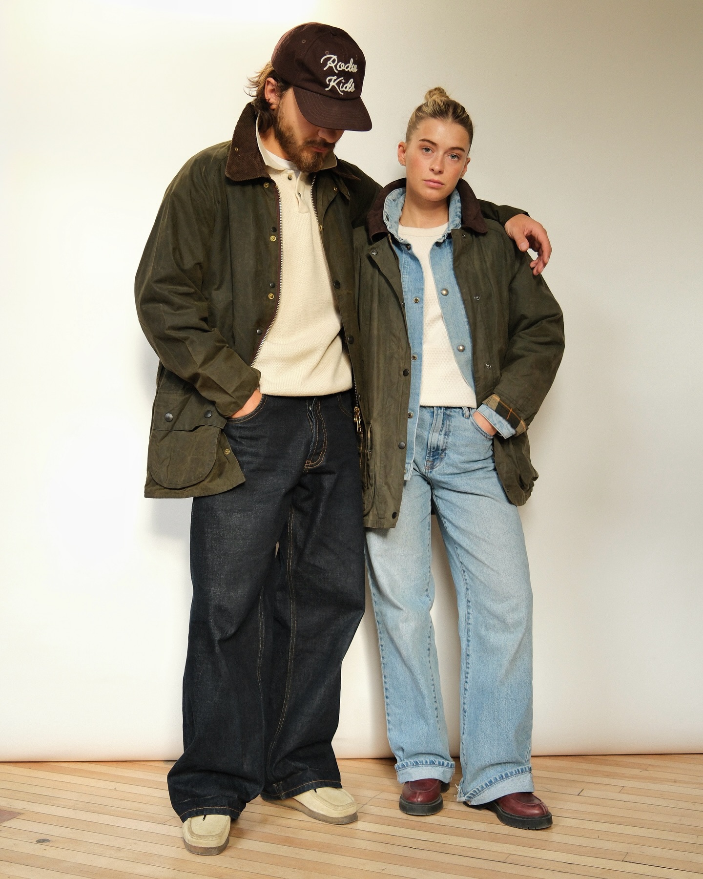 1990s - Distressed Green Barbour Beaufort Jacket - 50 - 10