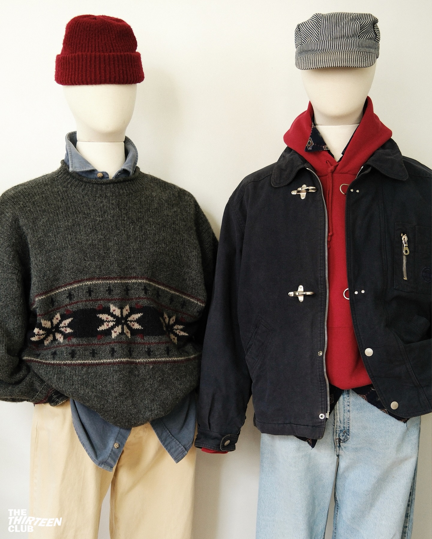 1990s - Dark Navy Fireman Jacket - XL - 10