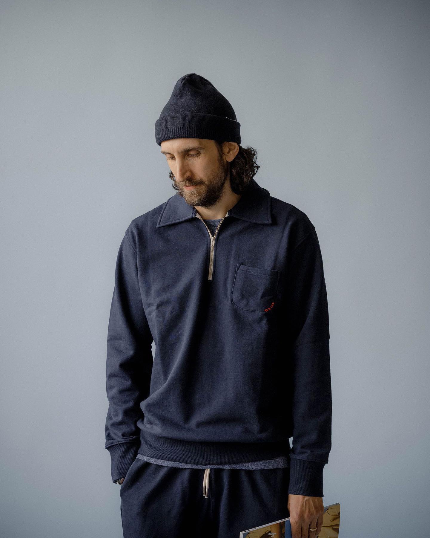 Still by Hand - Knitted Wool Cap - Black - 7