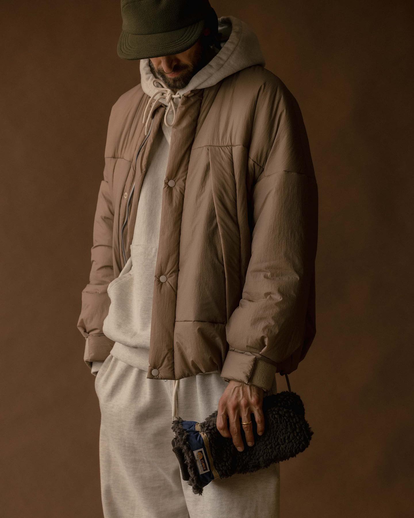 Merely Made - Snug Goose Down Jacket - Ecru Beige - 9