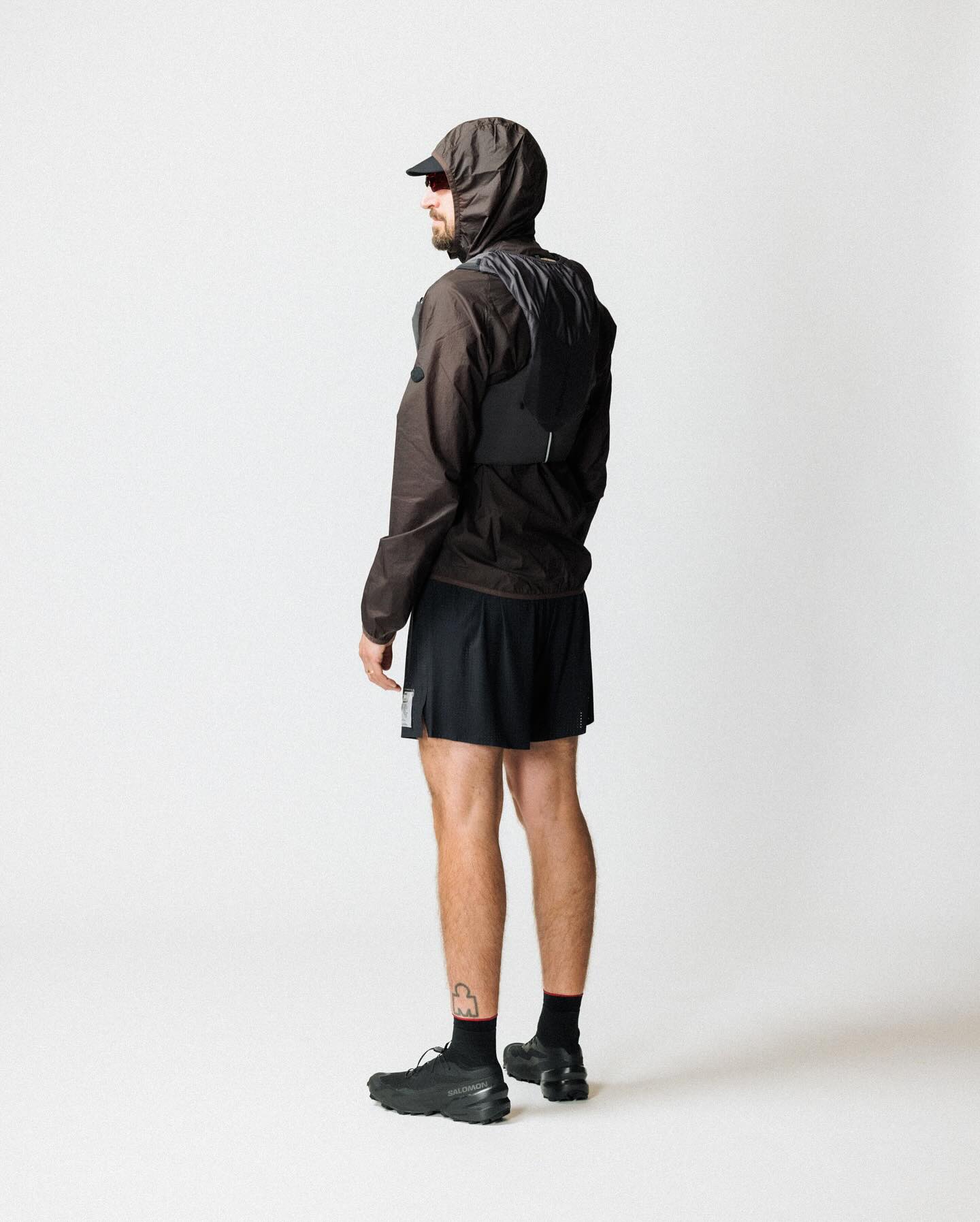 Stone Island Stellina - Stretch Nylon Tela_S.I Technical Shorts - Charcoal Grey - 10