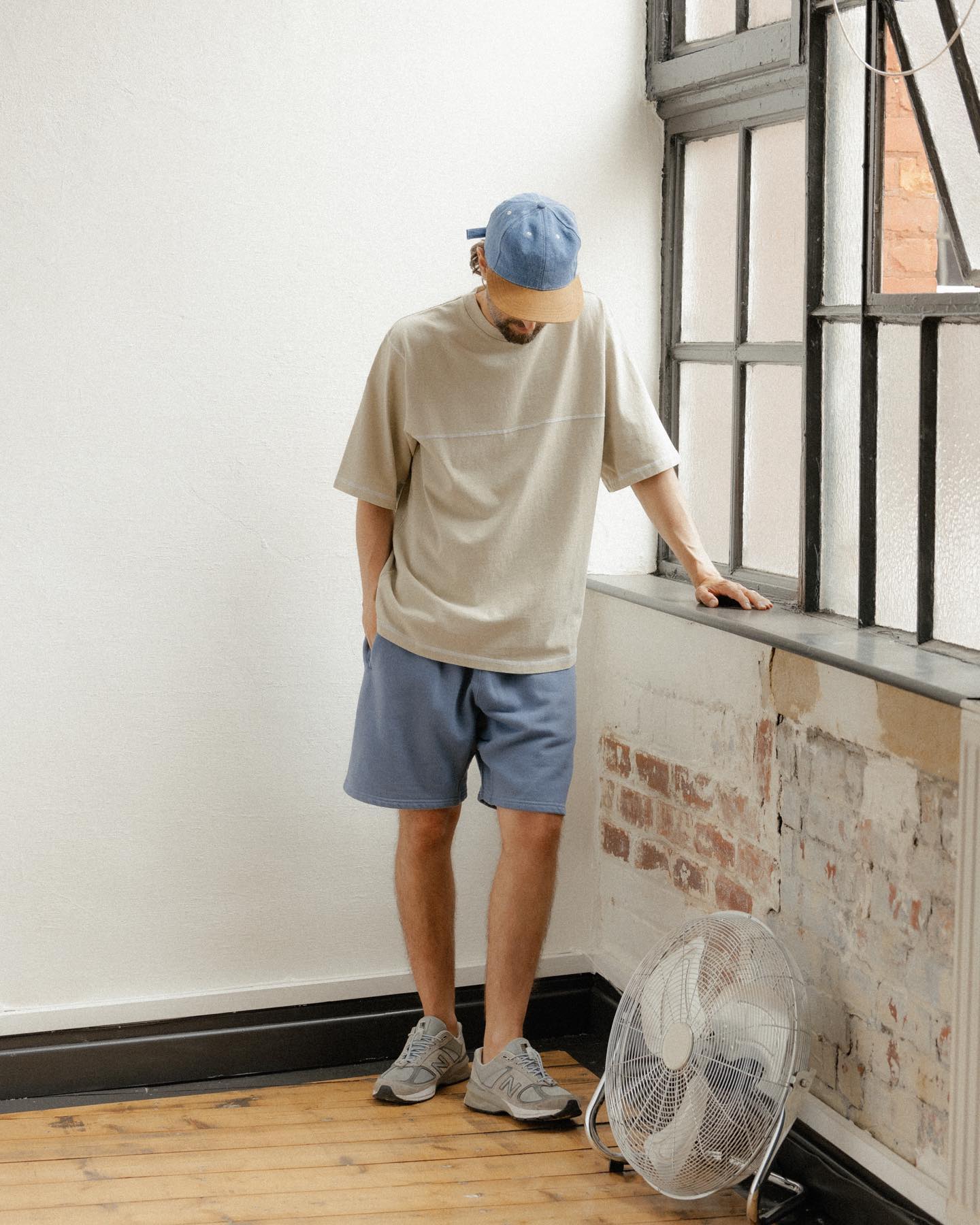 Stone Island - Malfilé Jersey "Old Effect" Shorts - Charcoal Grey - 7