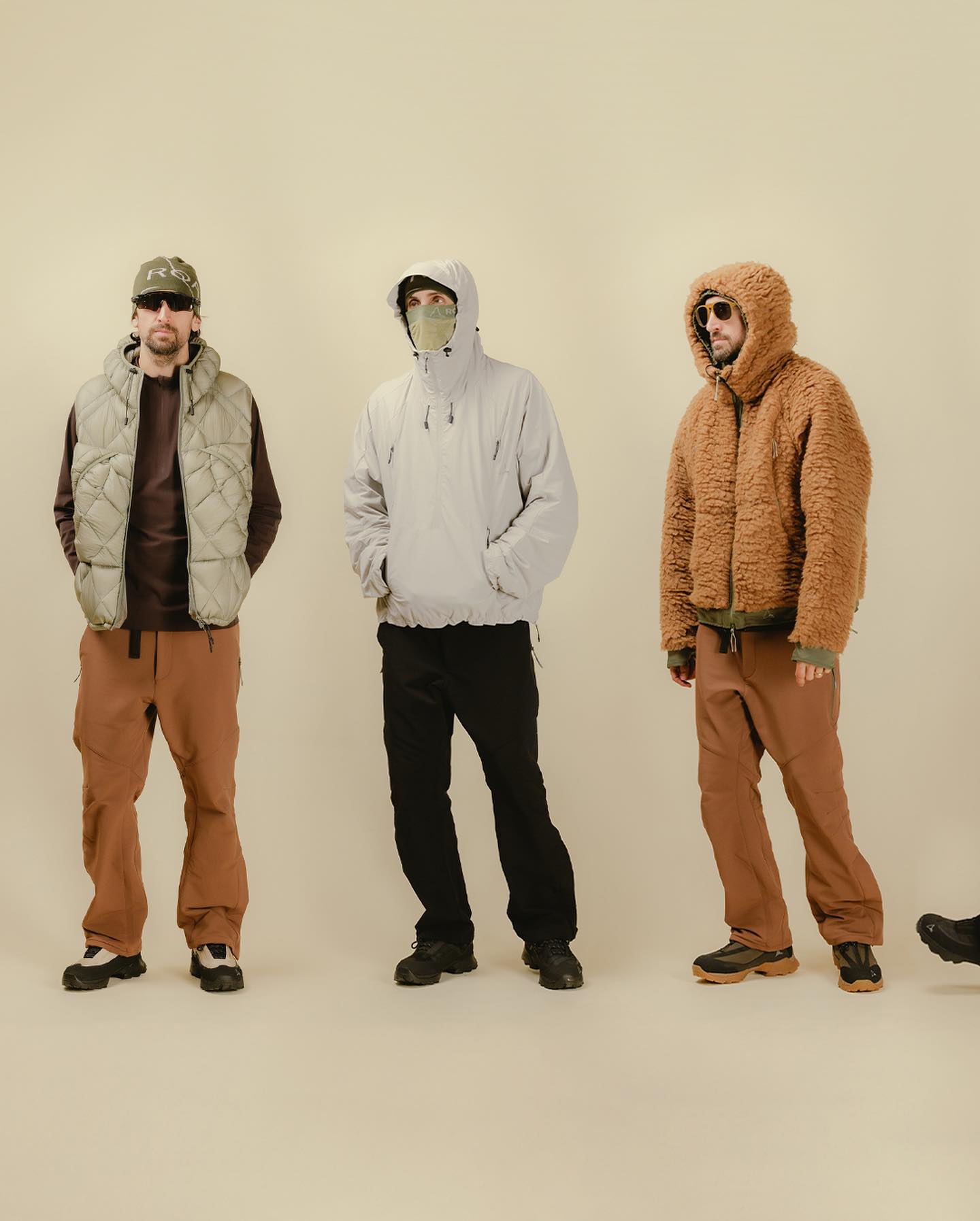 SO SHOP & HOSTEL NAKAMEGURO - Double Knee Painter Pants - Brown - 10