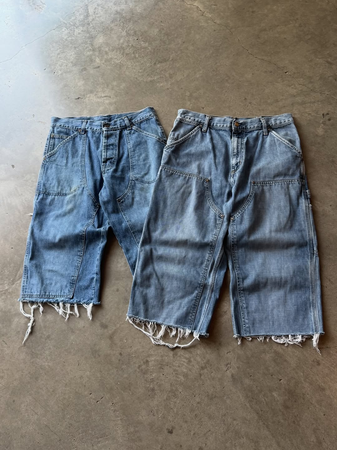 1970S FADED FLARED DENIM PANTS - 9