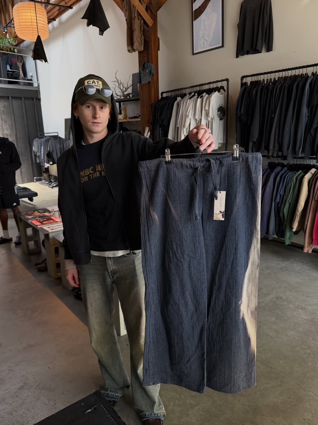 1970S FADED FLARED DENIM PANTS - 6