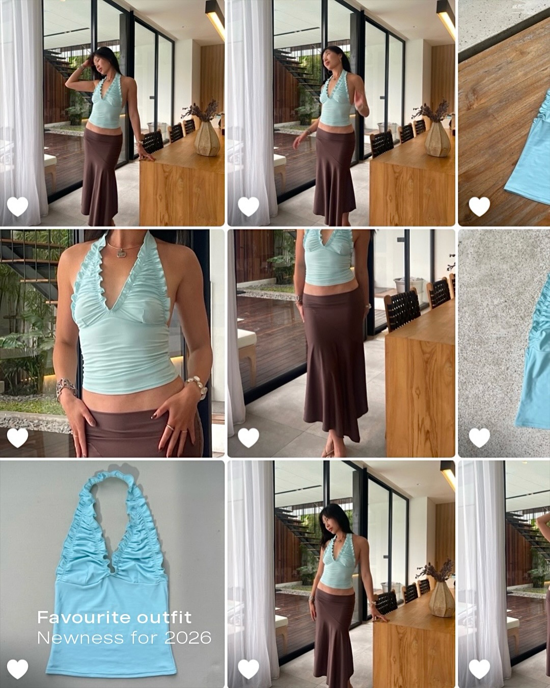 Asymmetric Skirt | Espresso - 7