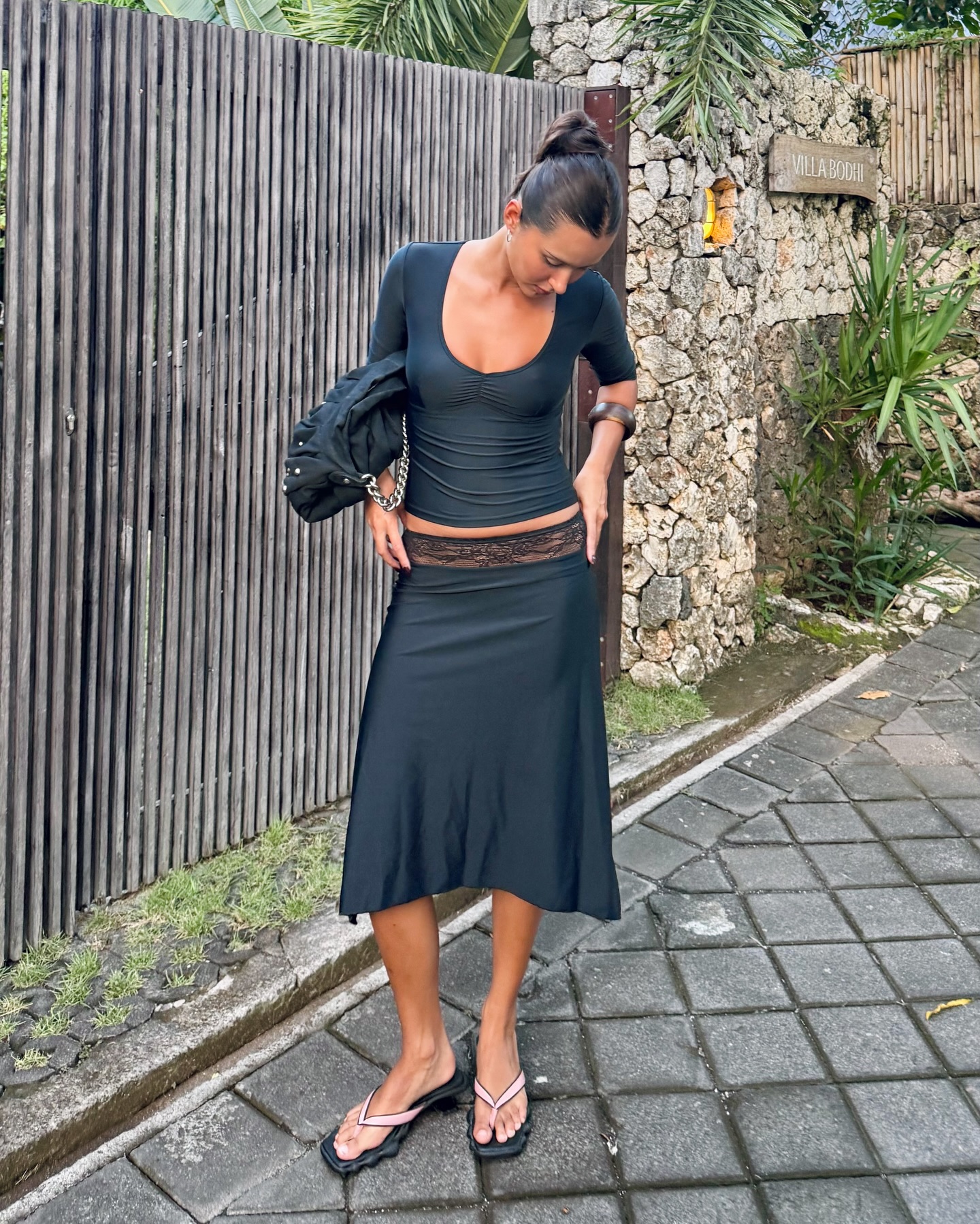 Asymmetric Skirt | Espresso - 6